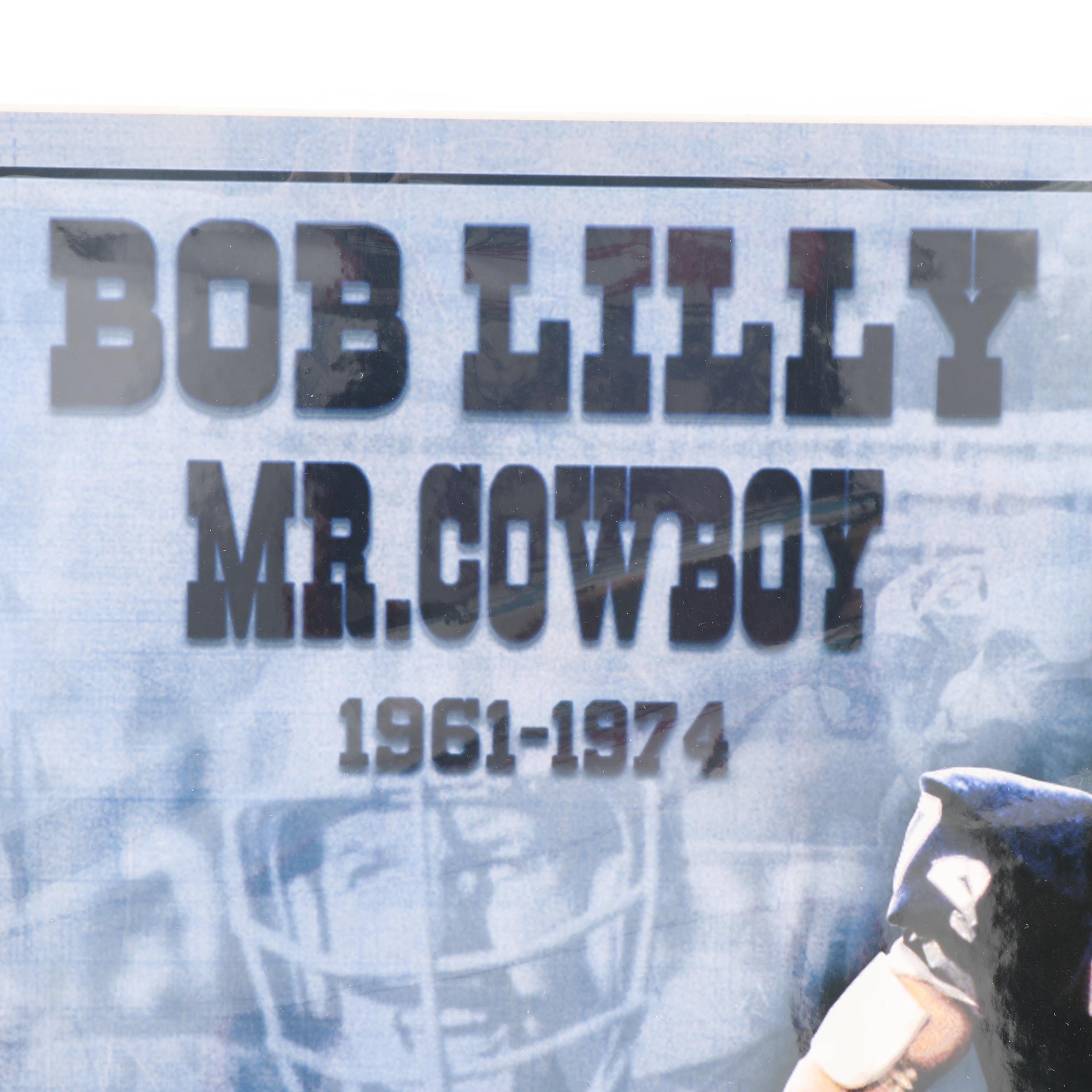 Bob Lilly Autographed Digital Print