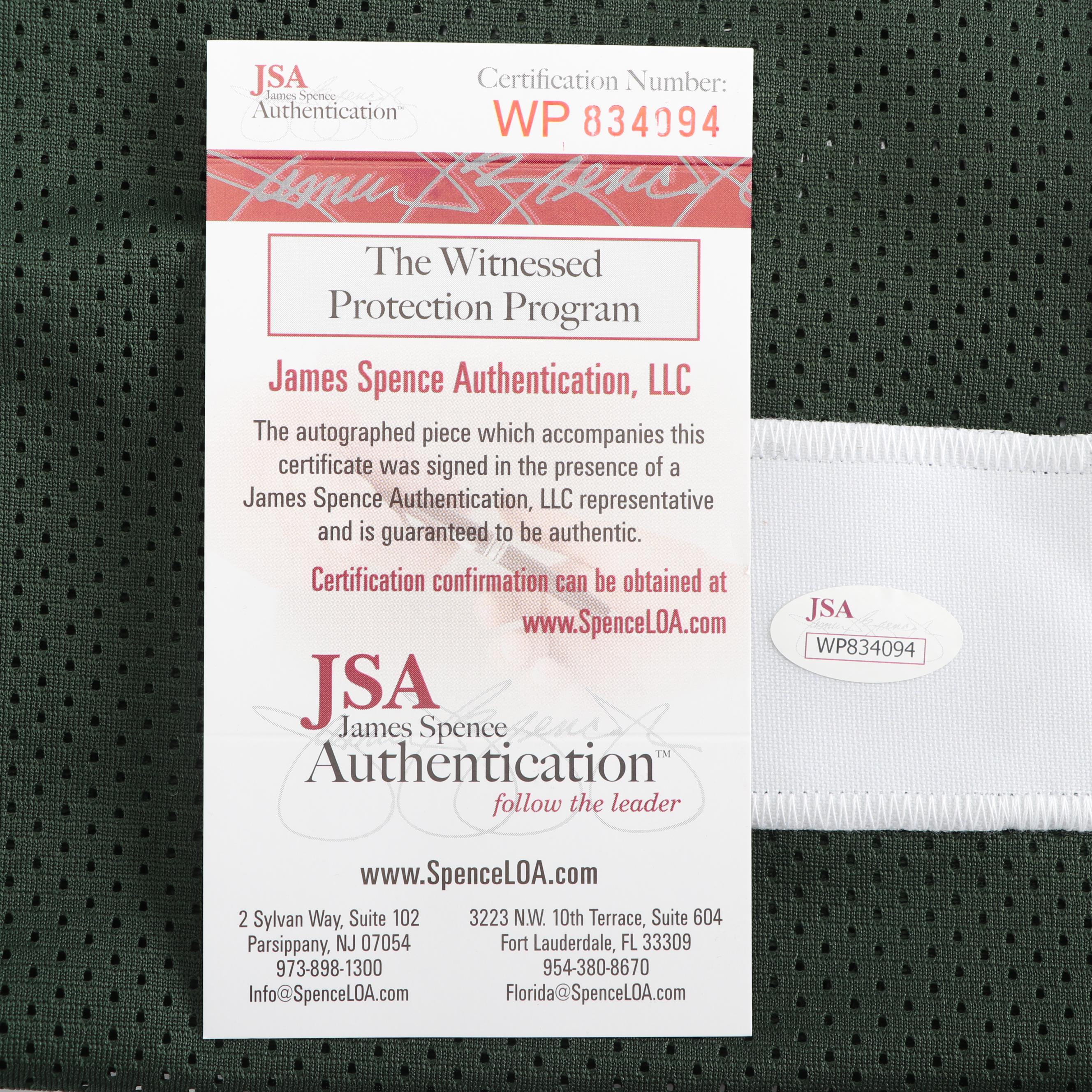 Paul "The Golden Boy" Hornung Autographed Green Bay Packers Replica Jersey