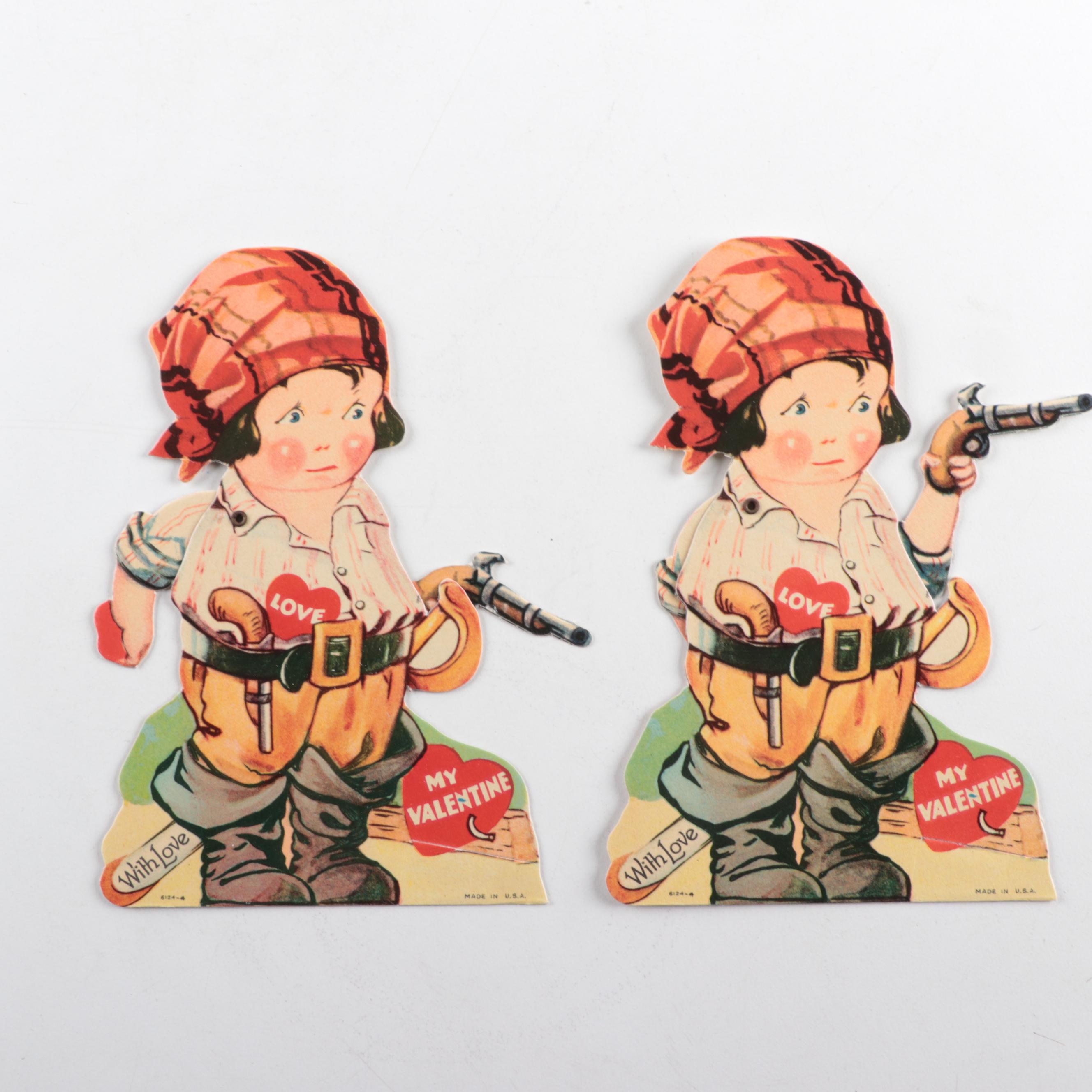 Vintage Early to Mid 20th Century Valentines Cards