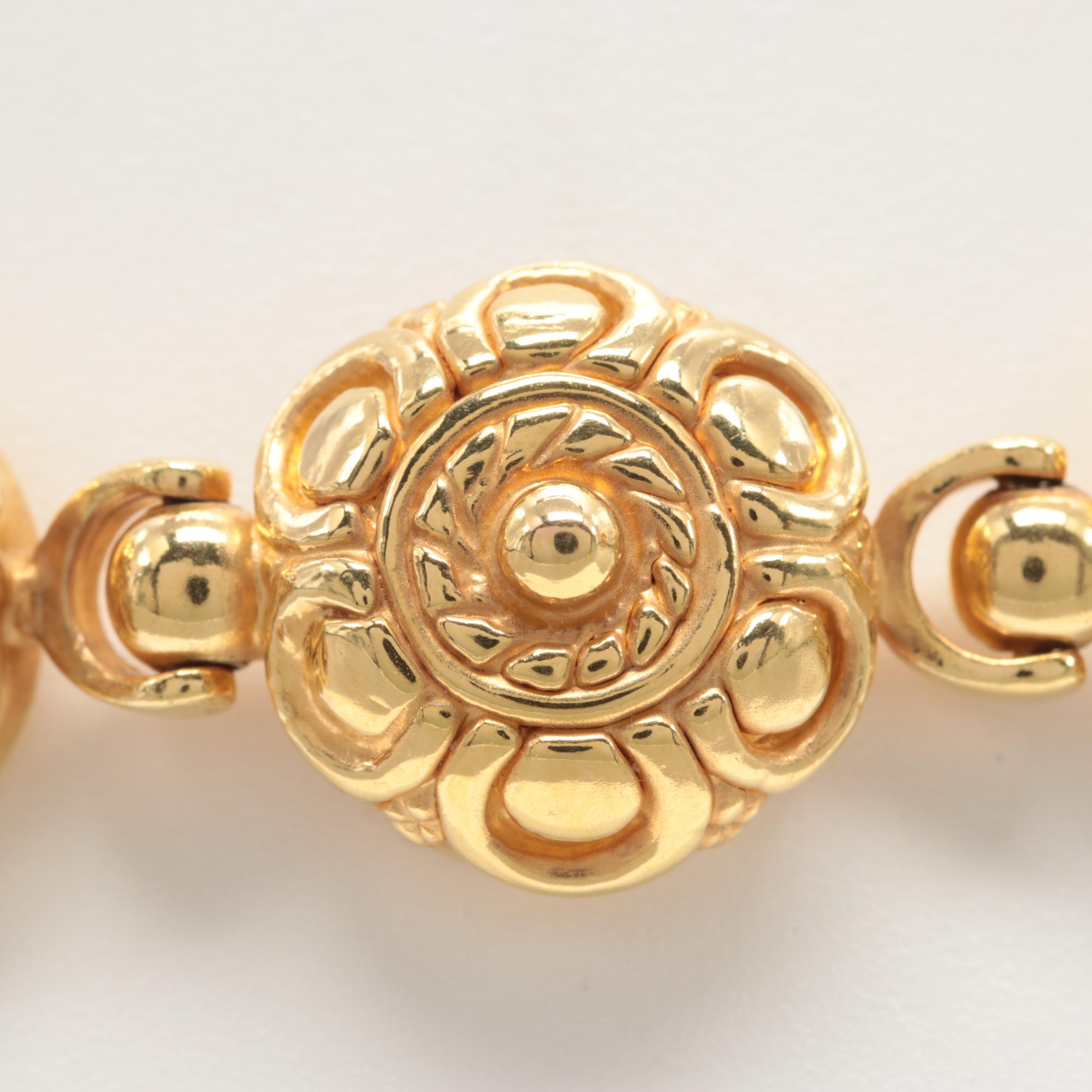 Graziella Italian 14K Yellow Gold Bracelet