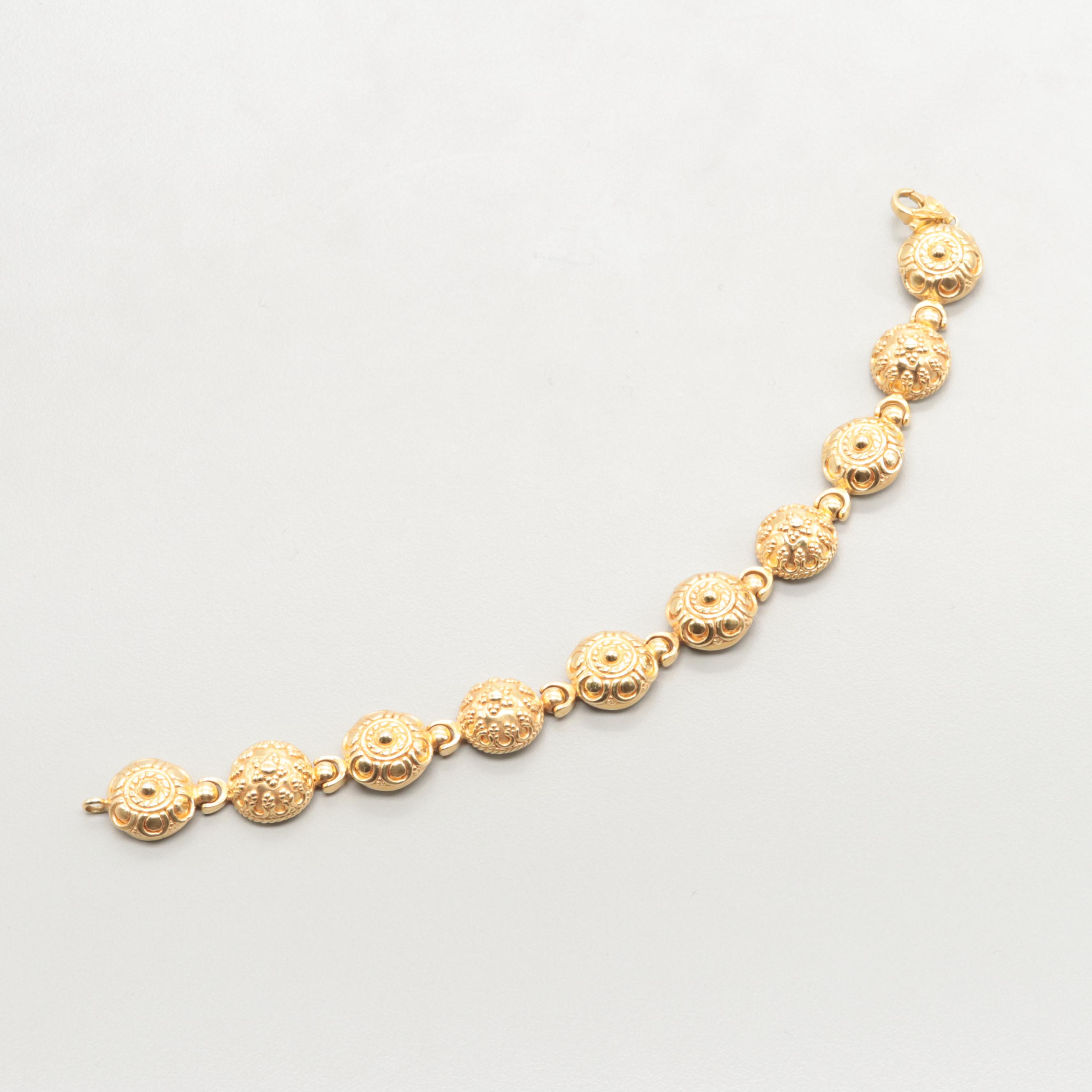 Graziella Italian 14K Yellow Gold Bracelet