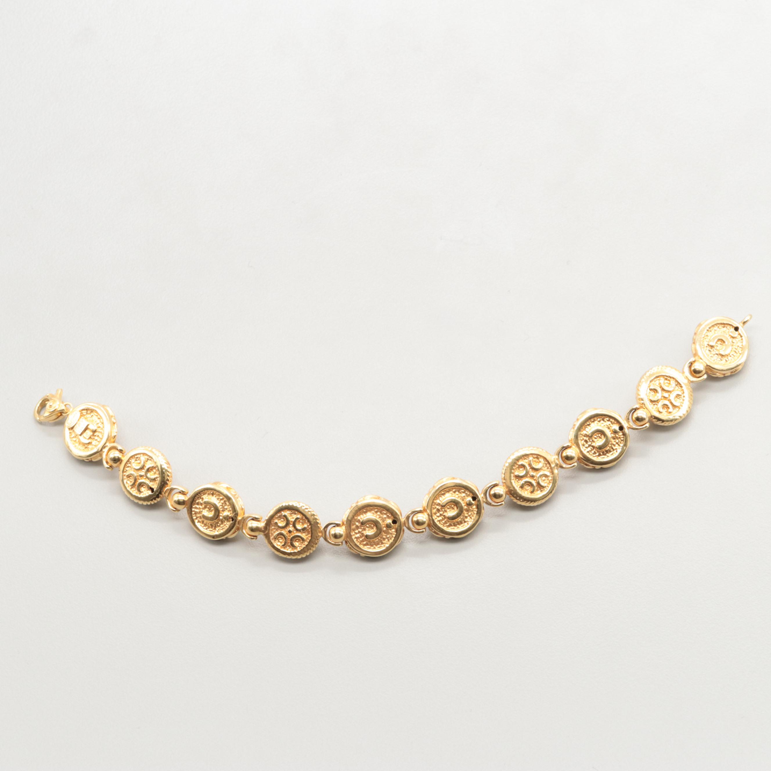 Graziella Italian 14K Yellow Gold Bracelet