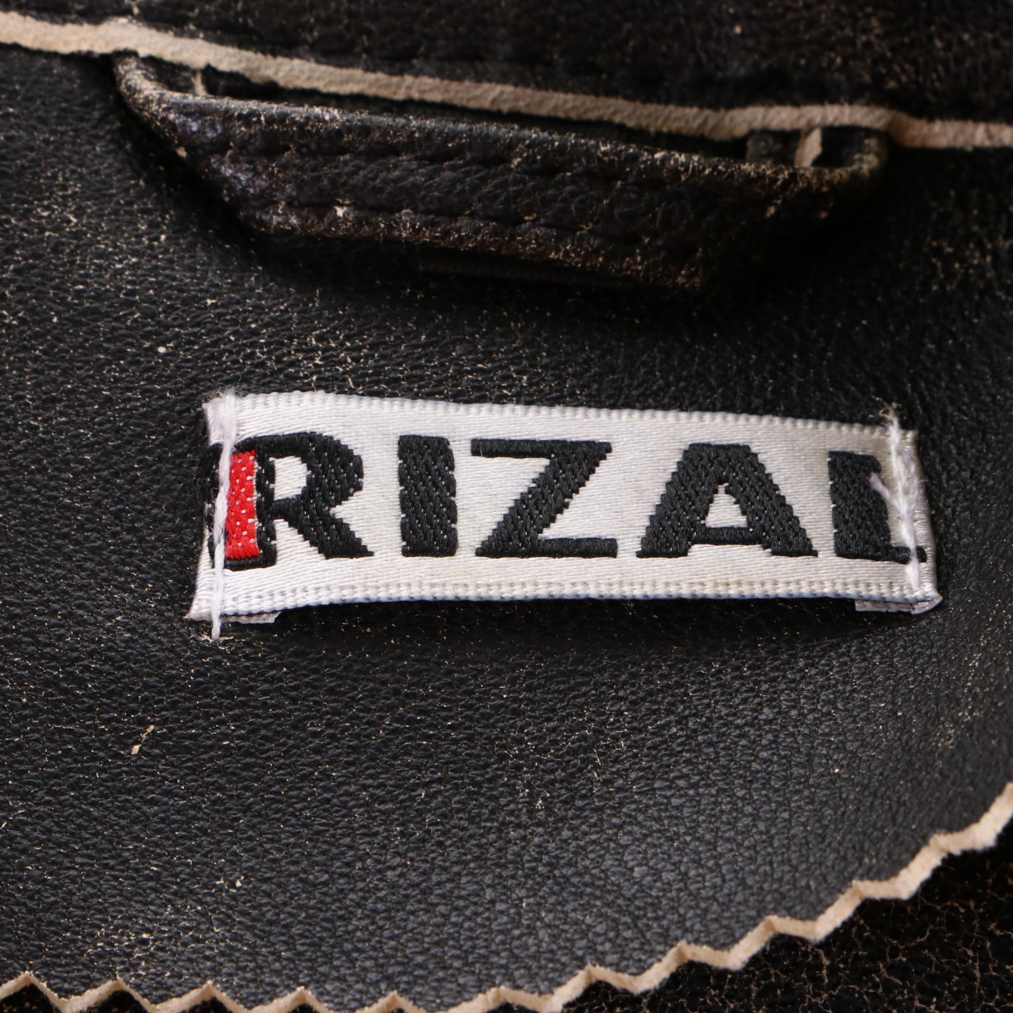 Valstar Buttercream Yellow Microfiber Jacket and Rizal Distressed Leather Jacket