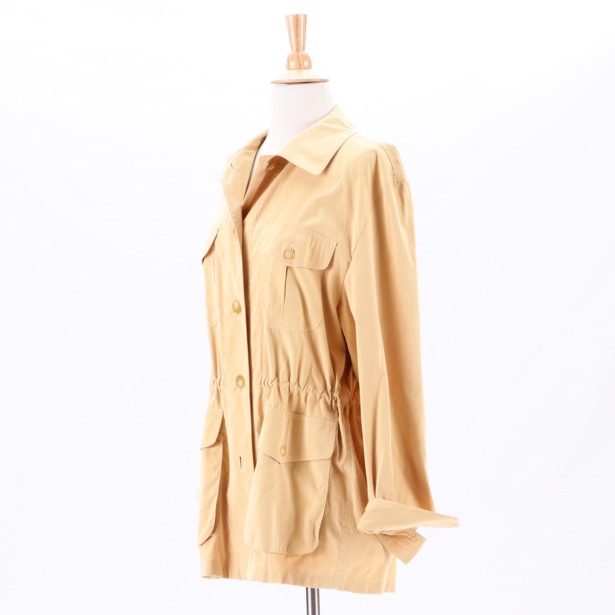 Valstar Buttercream Yellow Microfiber Jacket and Rizal Distressed Leather Jacket