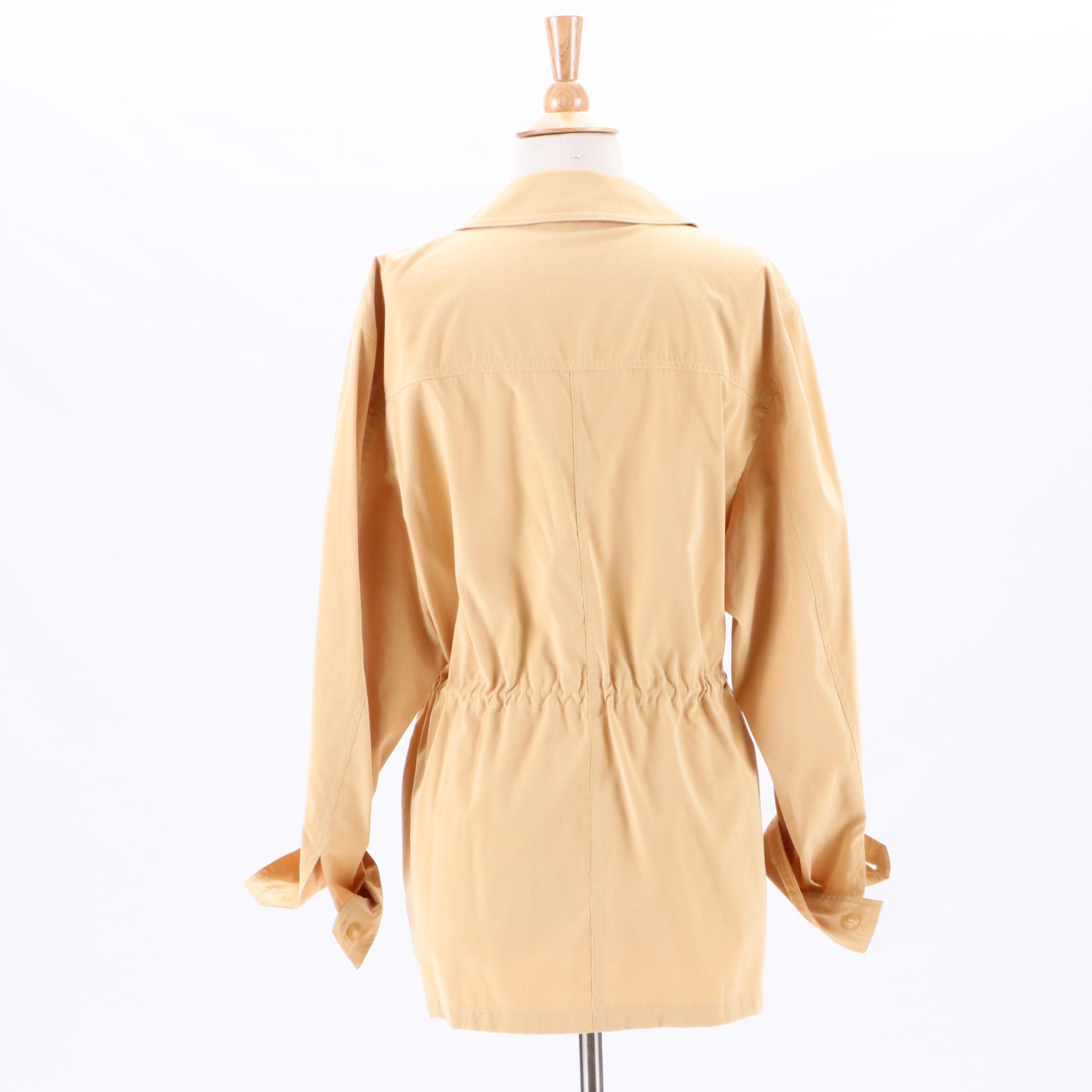 Valstar Buttercream Yellow Microfiber Jacket and Rizal Distressed Leather Jacket