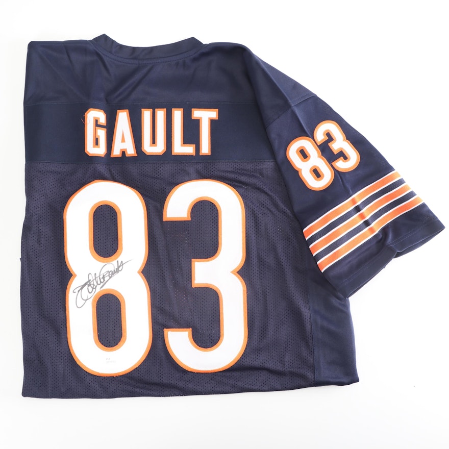 Willie Gault Autographed Chicago Bears Replica Jersey - JSA COA