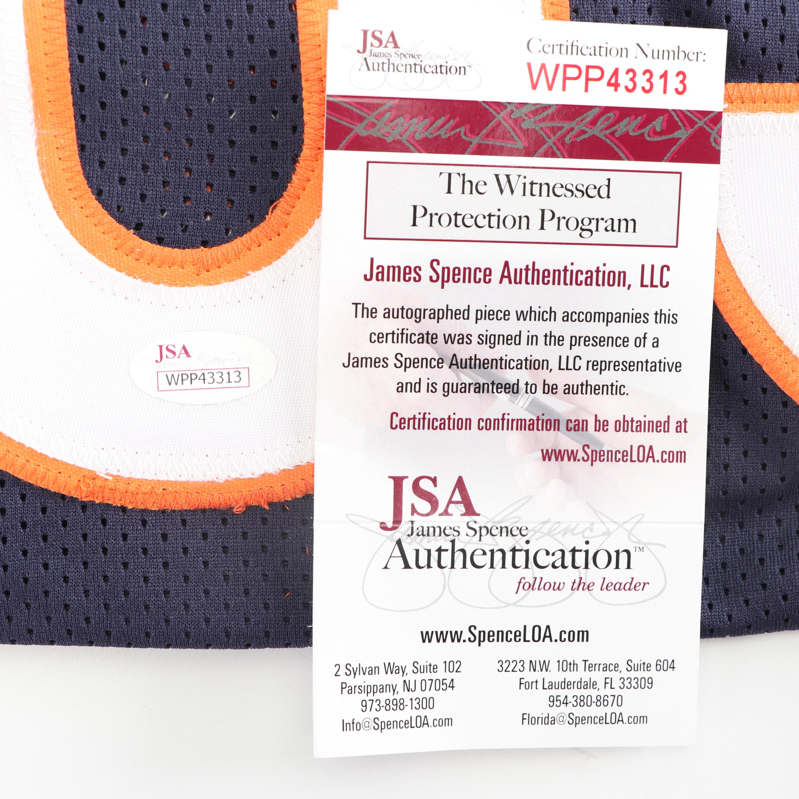 Willie Gault Autographed Chicago Bears Replica Jersey - JSA COA