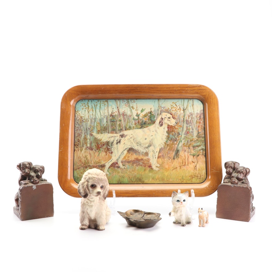 Animal Figurines, Themed Trays and Bookends