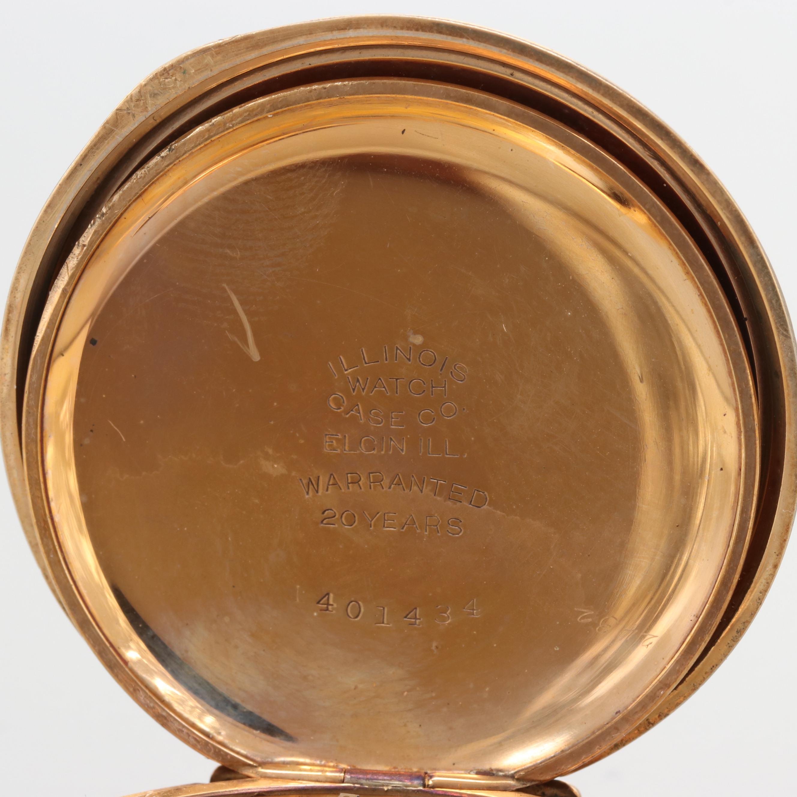 Seth Thomas Gold Filled Hunting Case Pocket Watch