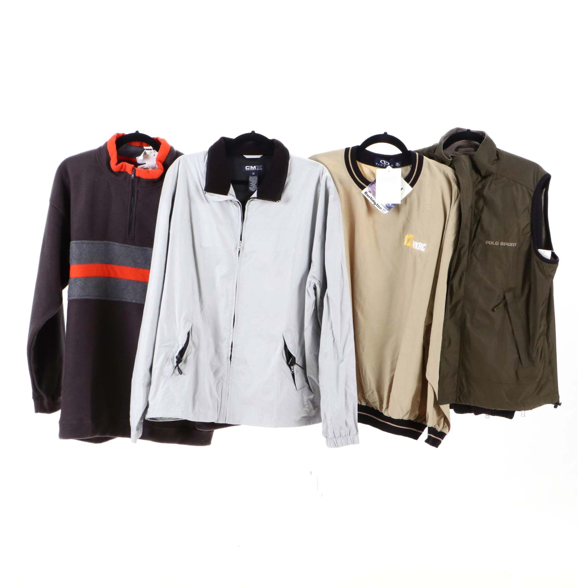 Polo Sport Ralph Lauren, Vantage, Club Monaco Sport and Lacoste Sport Jackets