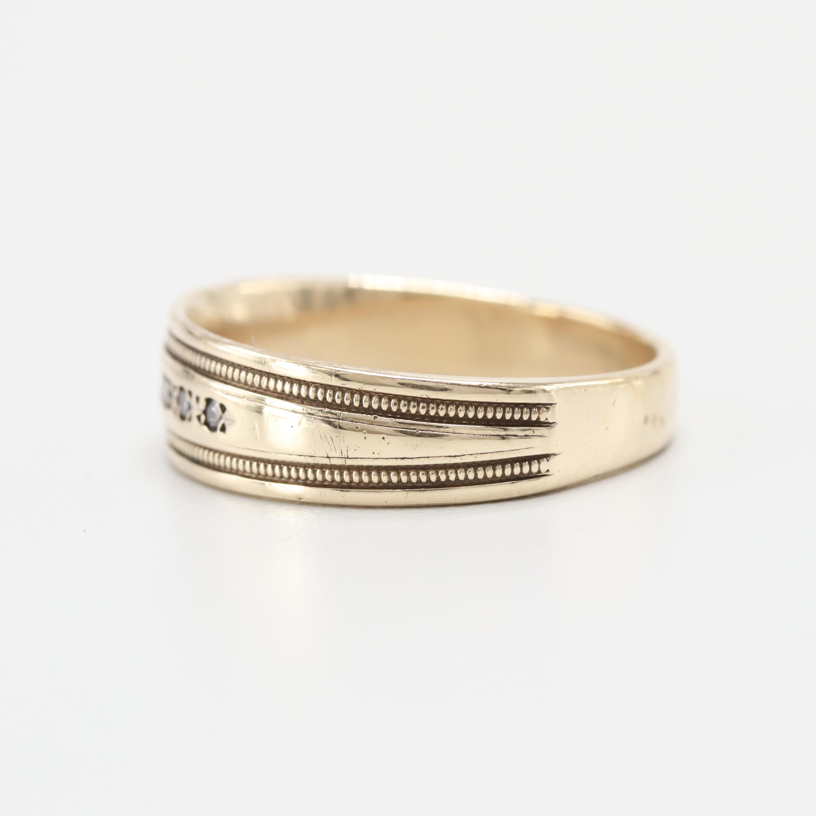 10K Yellow Gold Diamond Ring