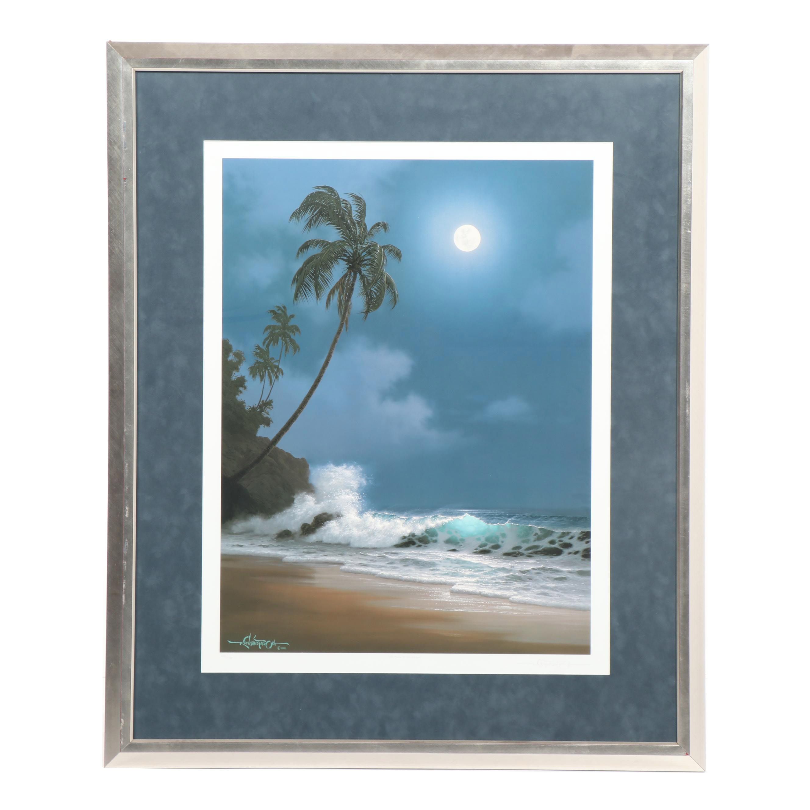 Roy Tabora Offset Lithograph "Solitude of the Night"