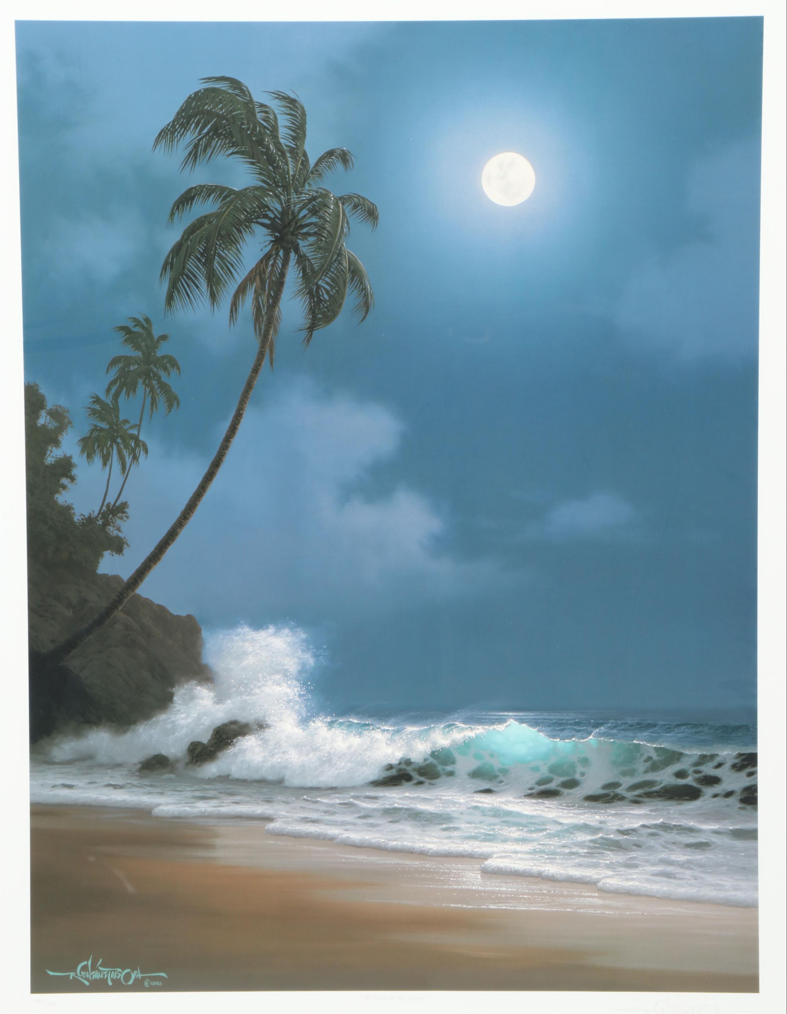 Roy Tabora Offset Lithograph "Solitude of the Night"