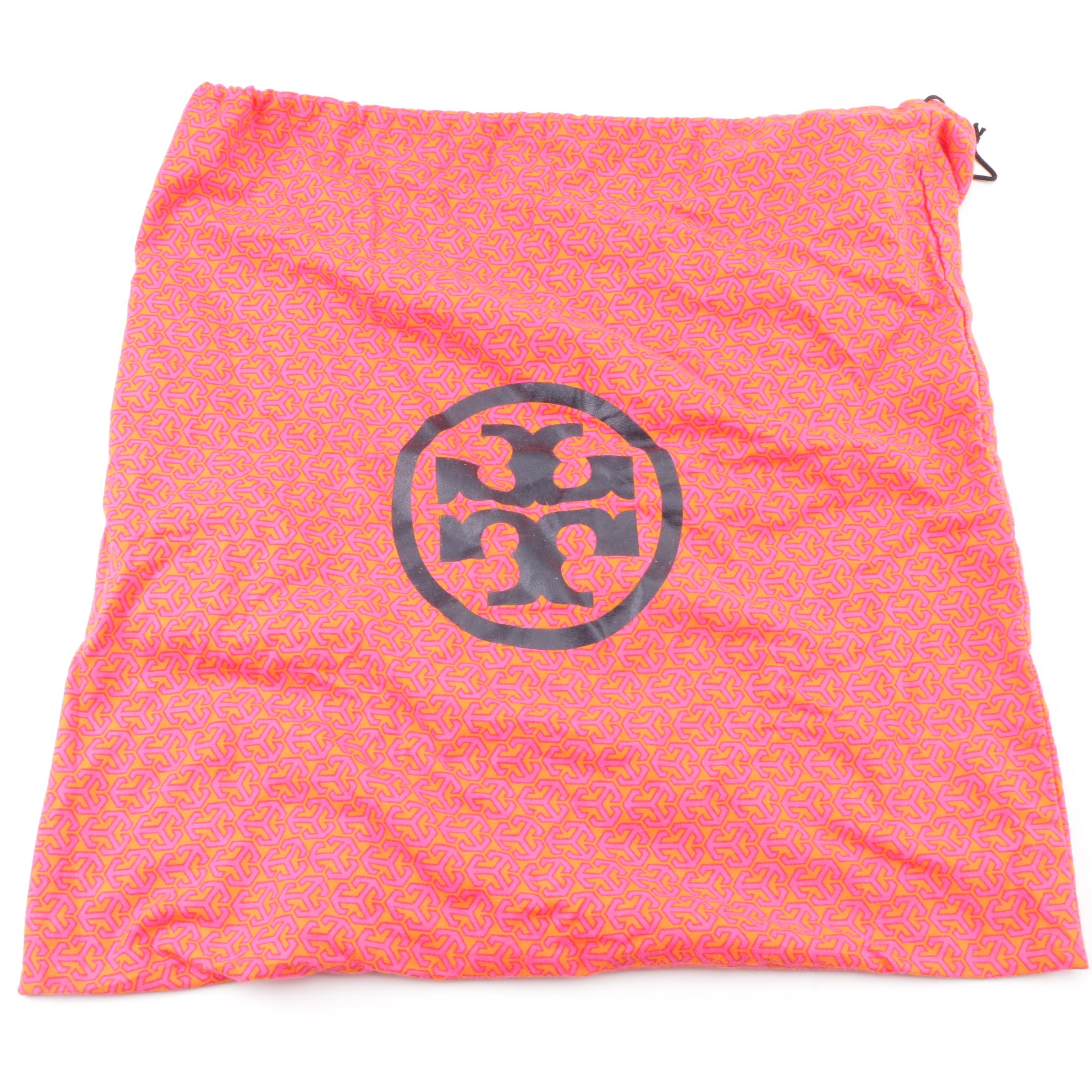 Tory Burch Black Patent Leather Peep-Toe Platform Wedge Pumps