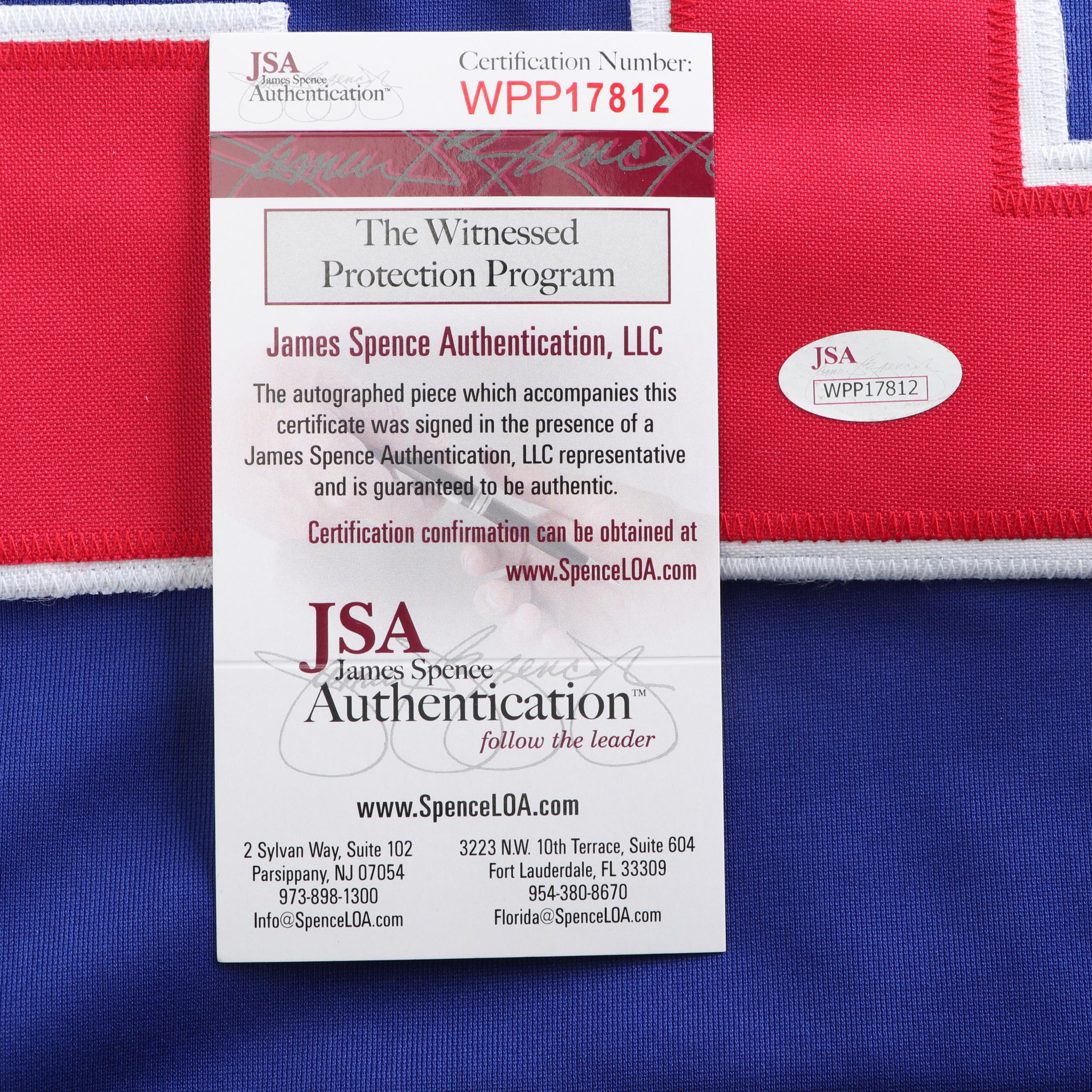 Mike Eruzione Autographed USA Hockey Replica Jersey - JSA COA