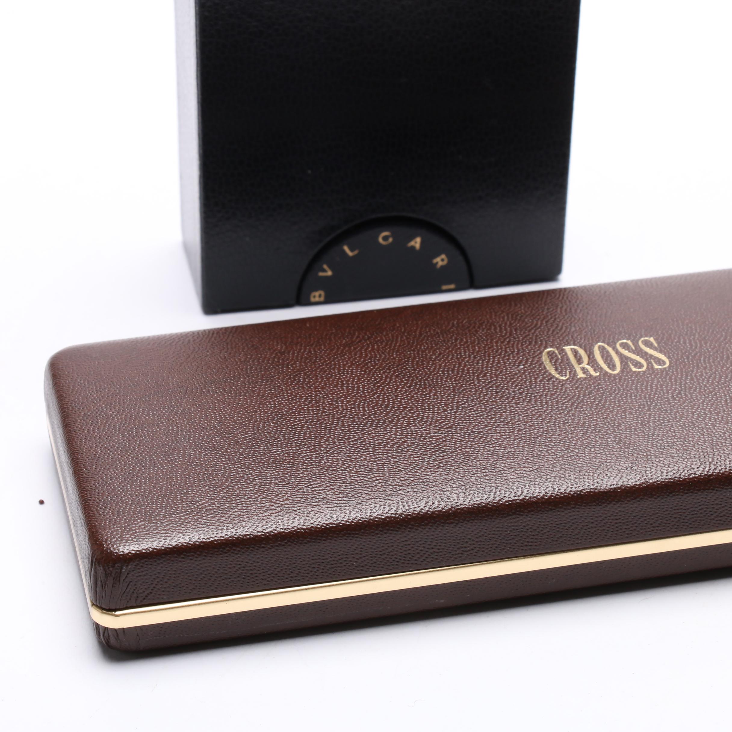 Cross Gold Filled and S.T. Dupont Ballpoint Pens and Pencil