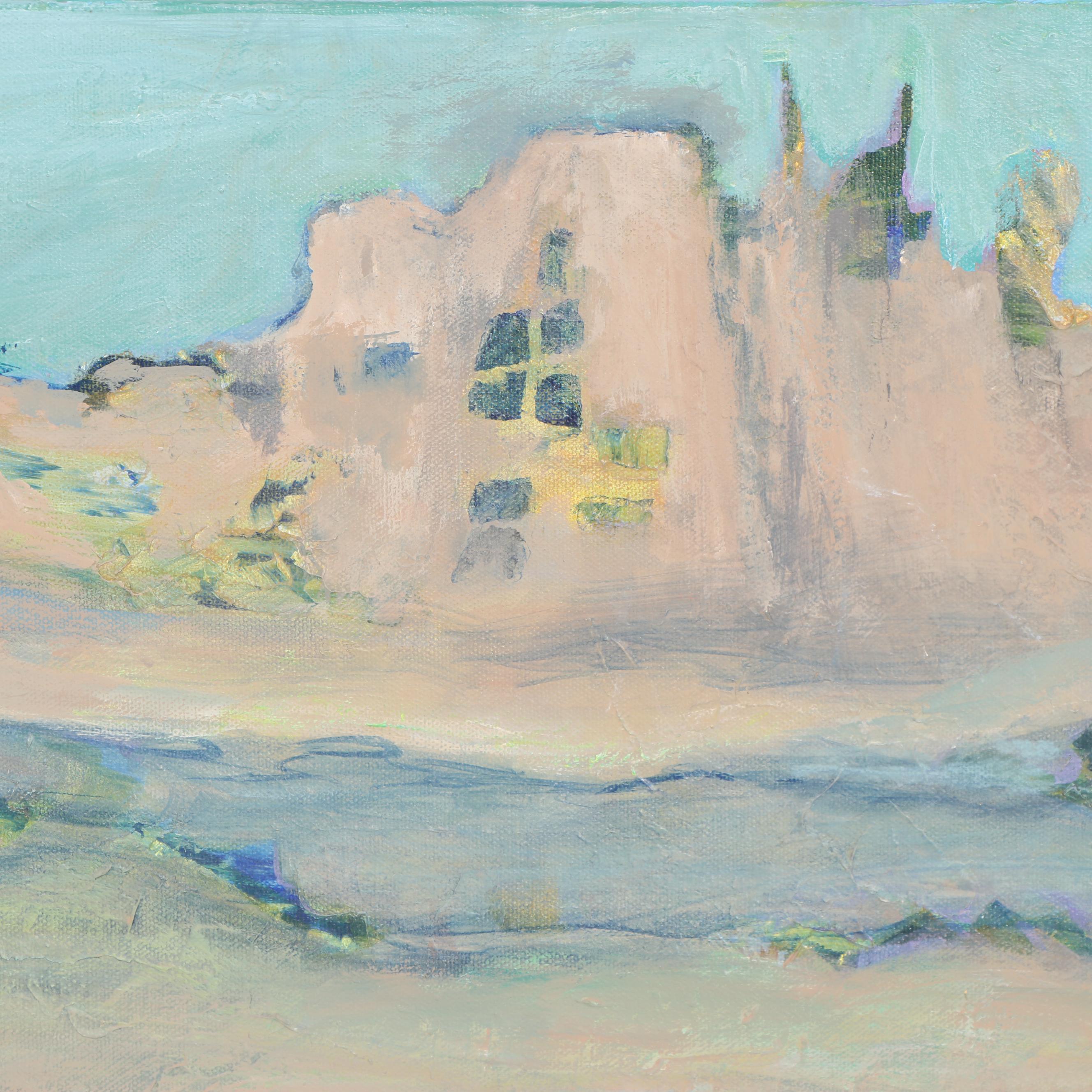 Betty Dickens Adobe Landscape Oil Painting