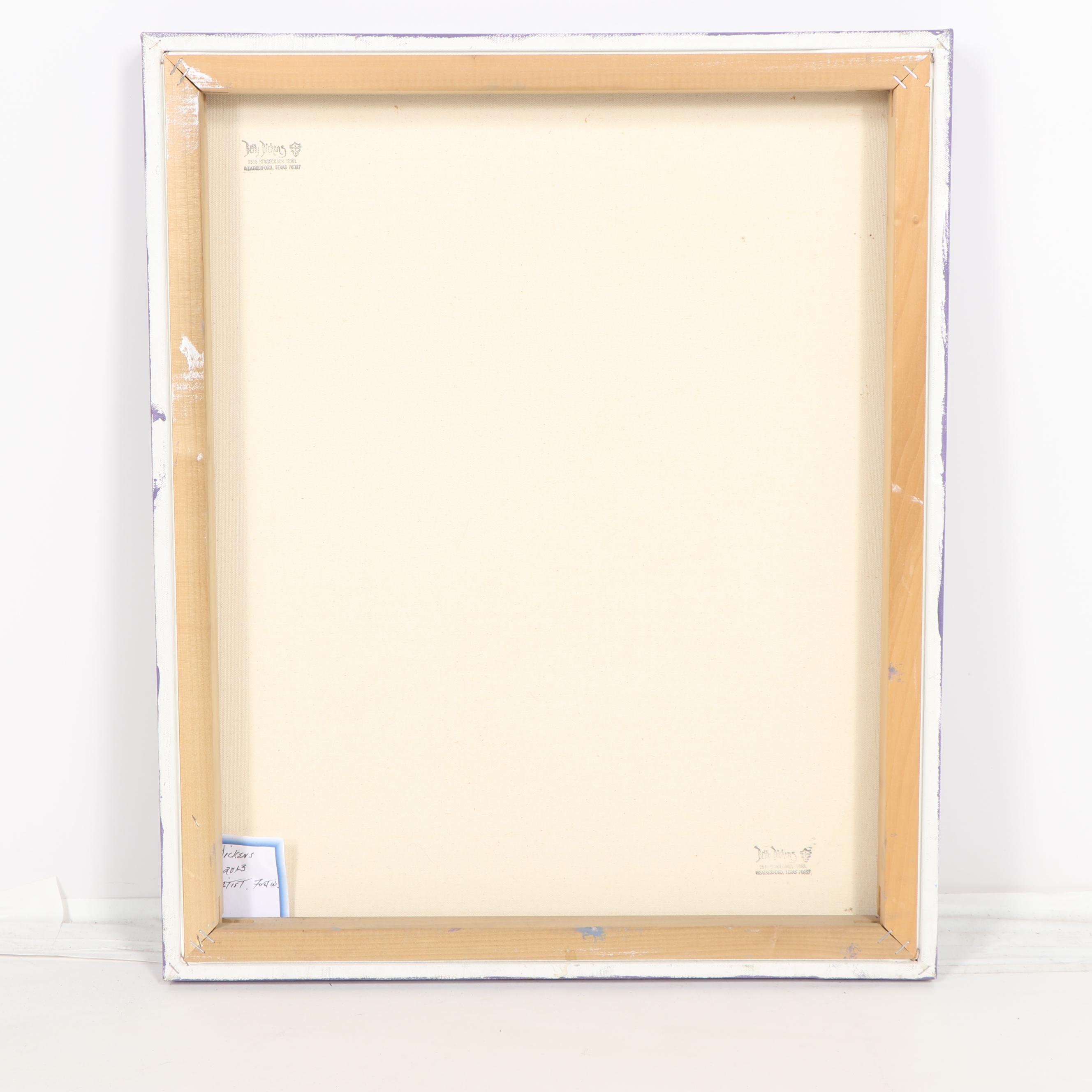 Betty Dickens Adobe Landscape Oil Painting