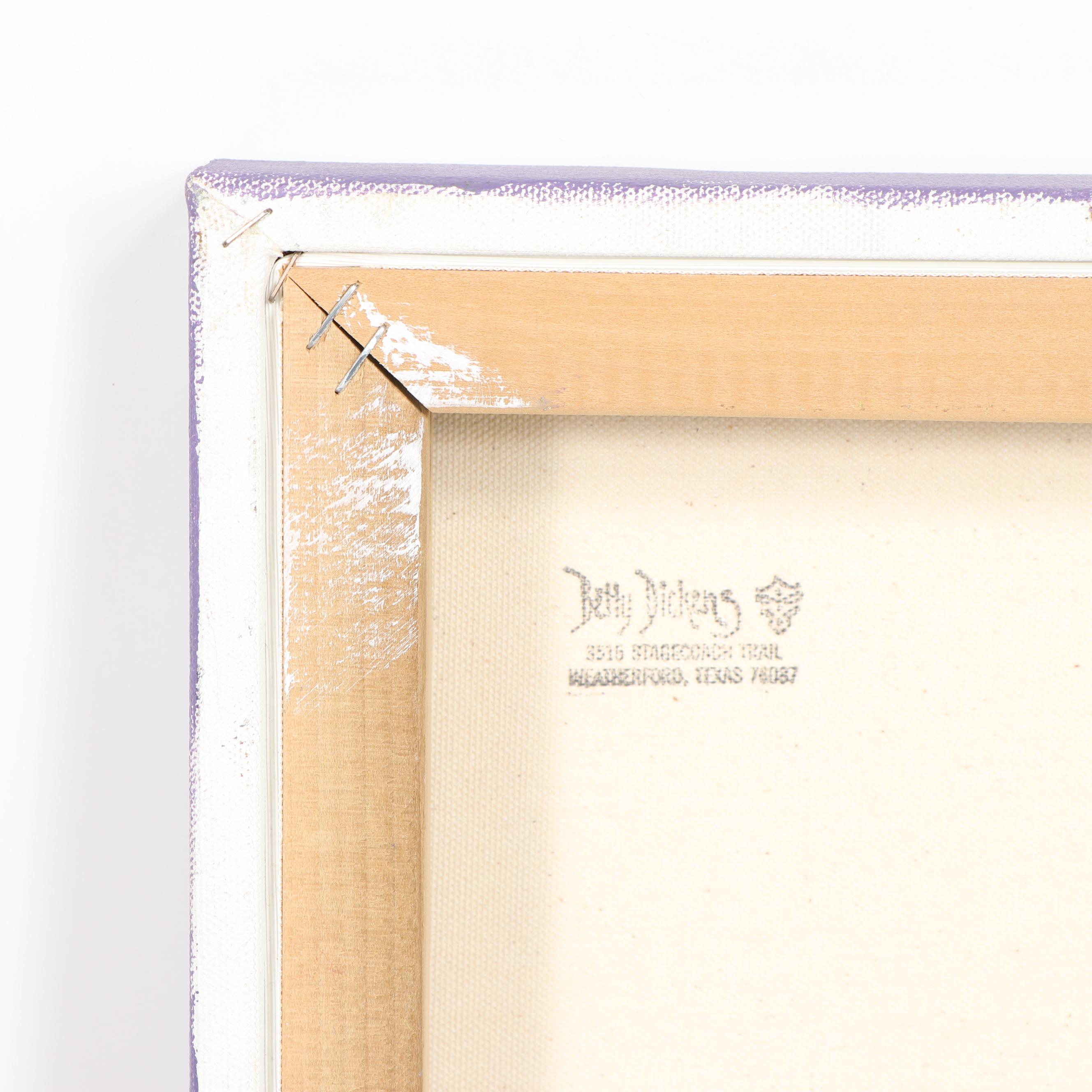 Betty Dickens Adobe Landscape Oil Painting