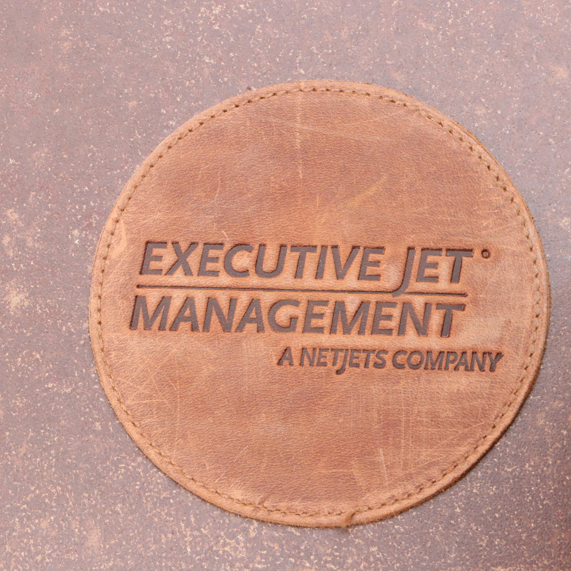 Executive Jet Management Canyon Outback Leather Garment Bags