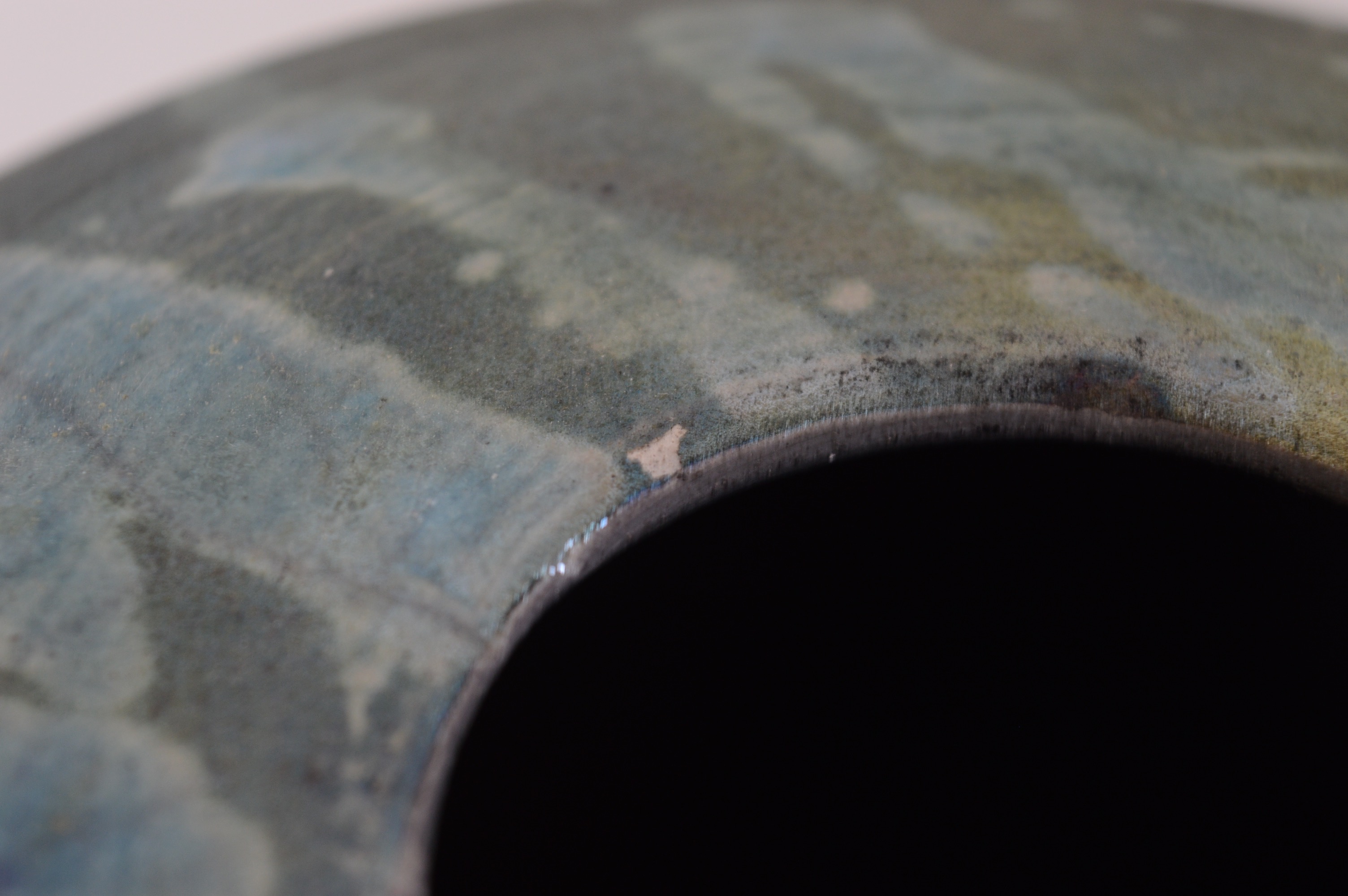 Jeremy Diller Raku Fired Copper Metallic Covered Vessel with Horse Finial