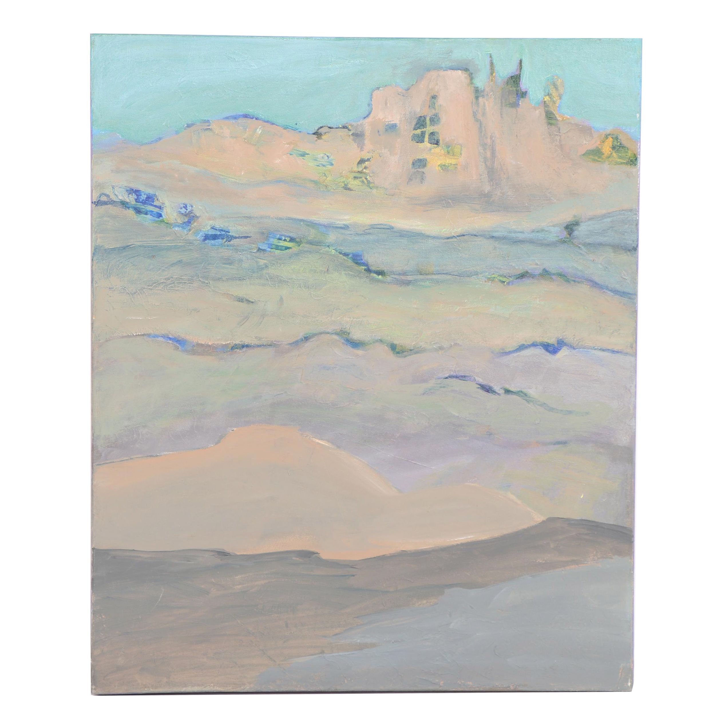 Betty Dickens Adobe Landscape Oil Painting