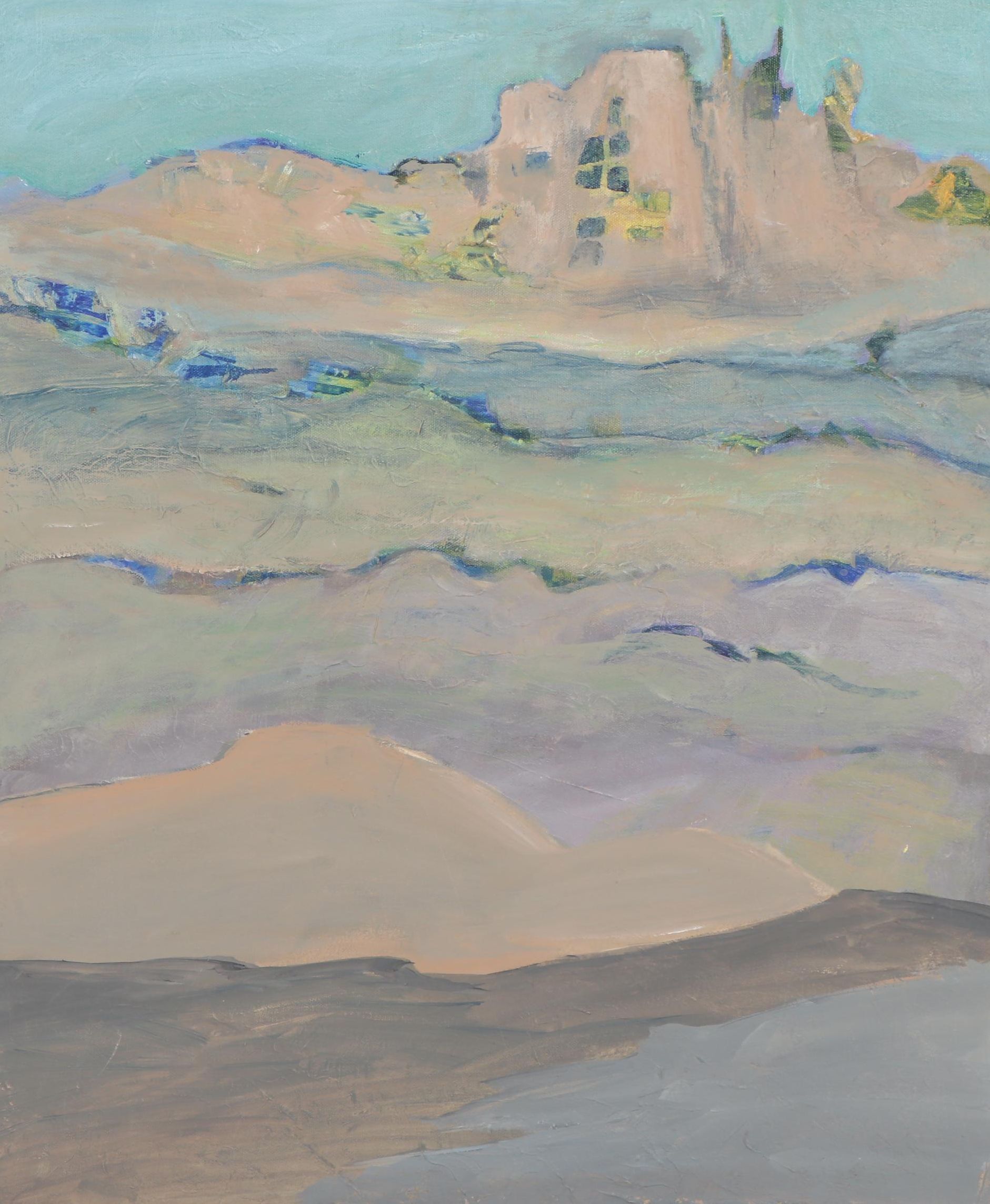 Betty Dickens Adobe Landscape Oil Painting