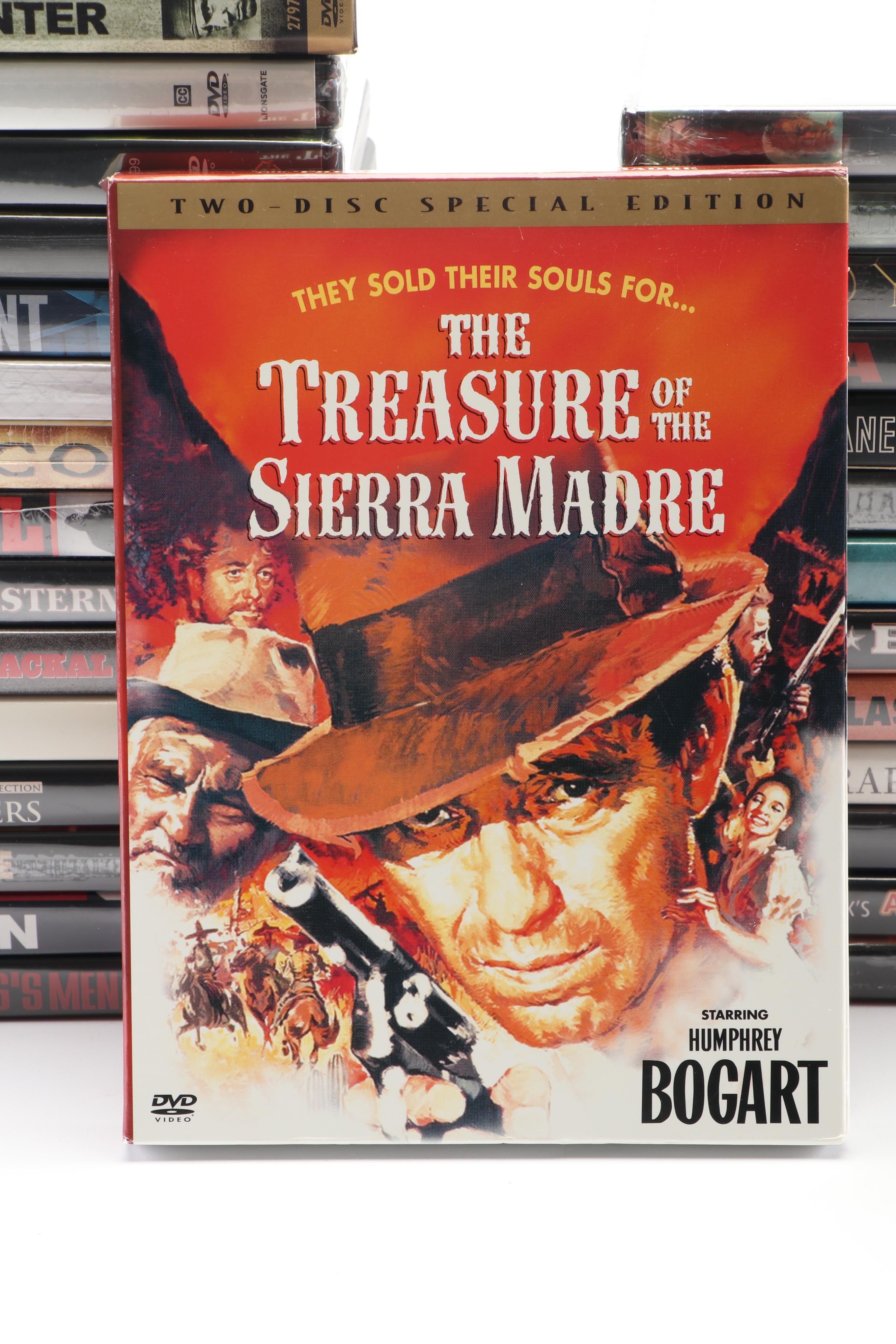 DVD Collection including "The Deer Hunter", "The Thin Red Line", and "Platoon"