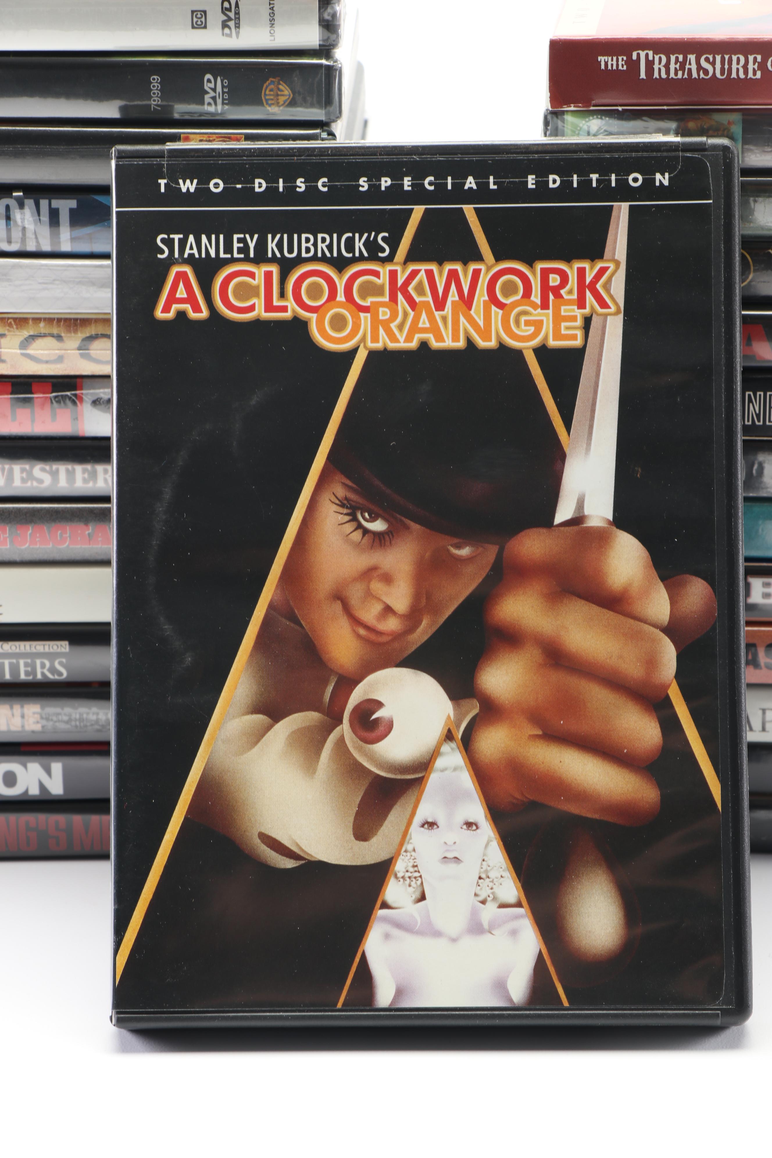 DVD Collection including "The Deer Hunter", "The Thin Red Line", and "Platoon"