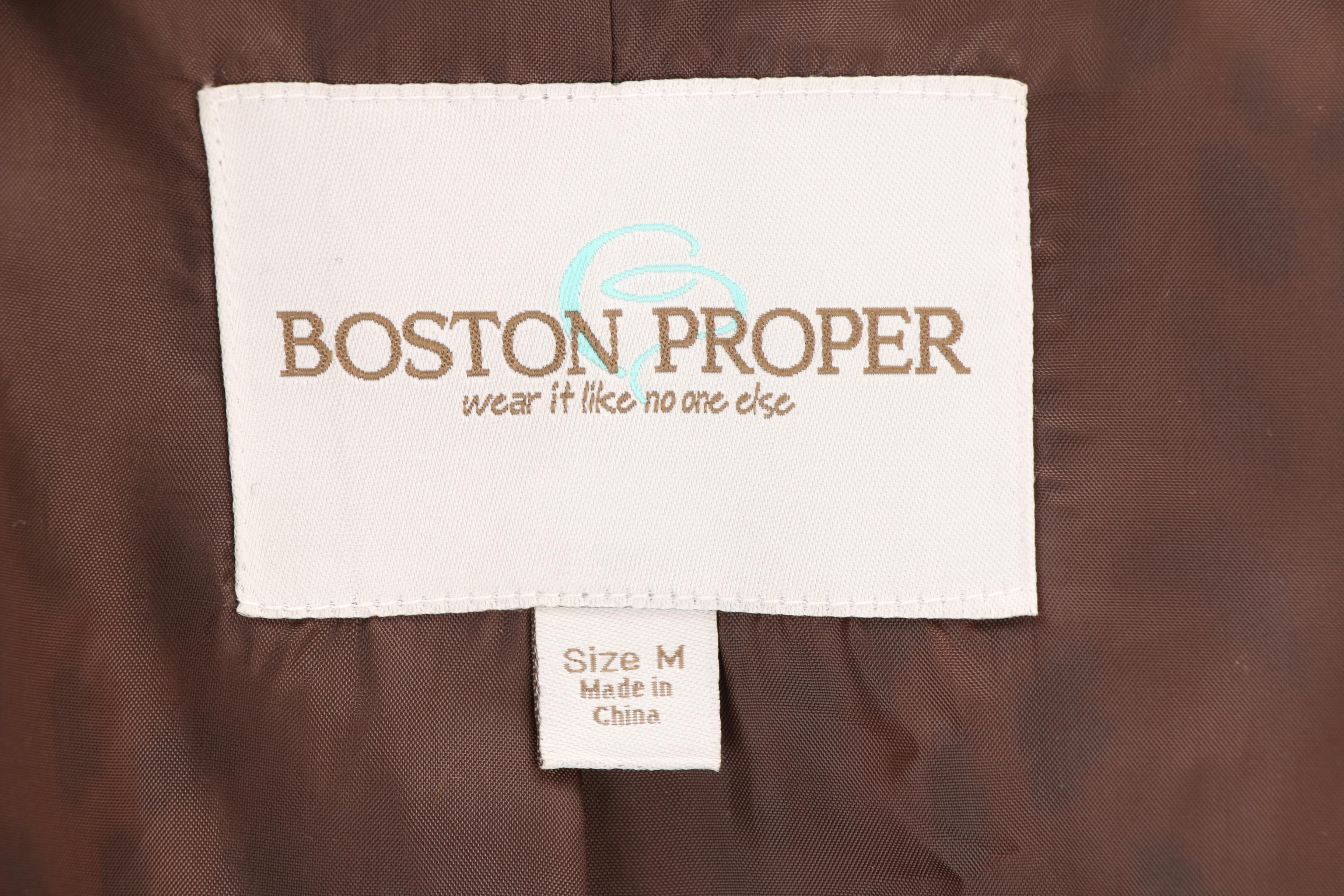 Women's Boston Proper Cheetah Print Faux Fur Coat