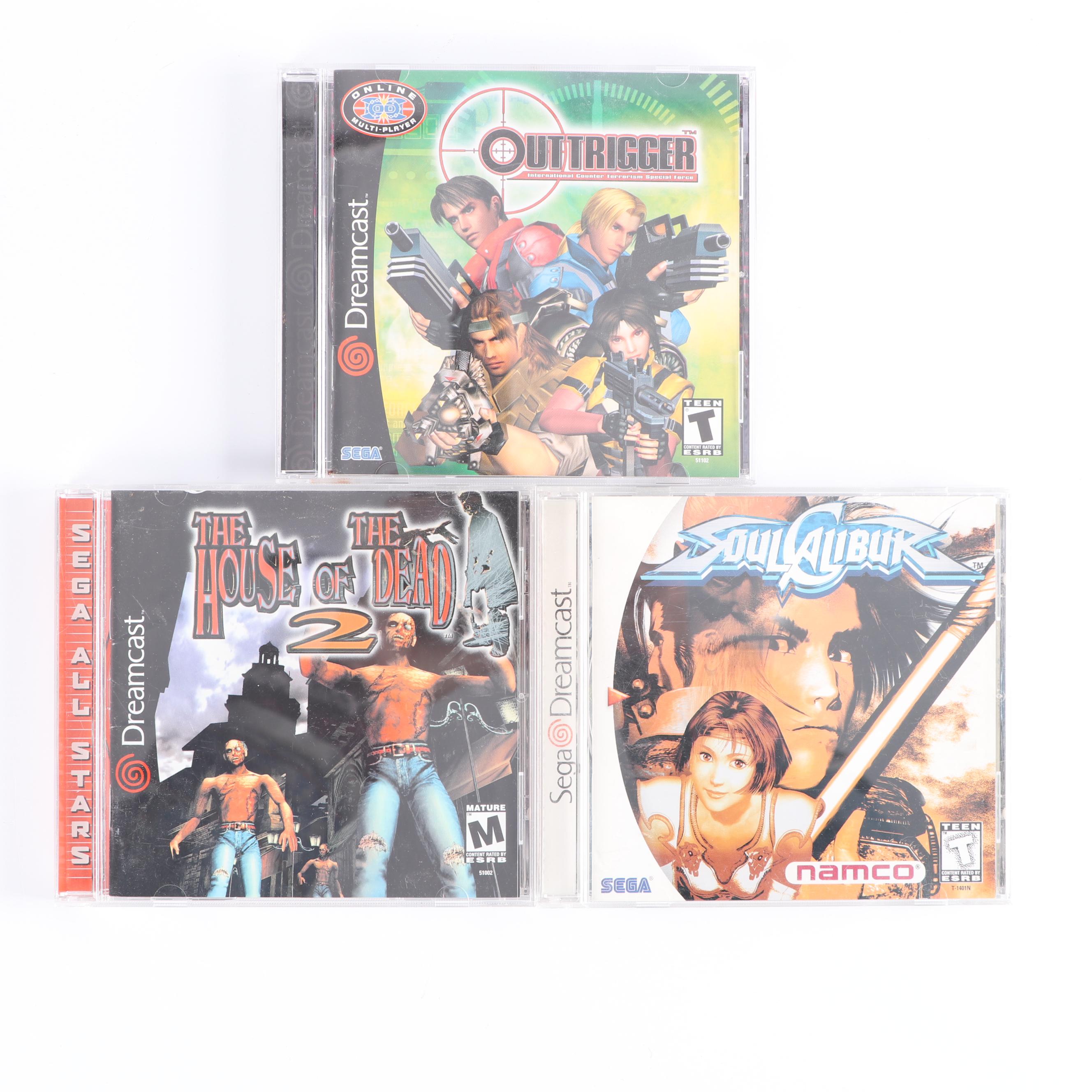 Sega Dreamcast and Nintendo Gamecube with Game Boy Player Attachment and Games