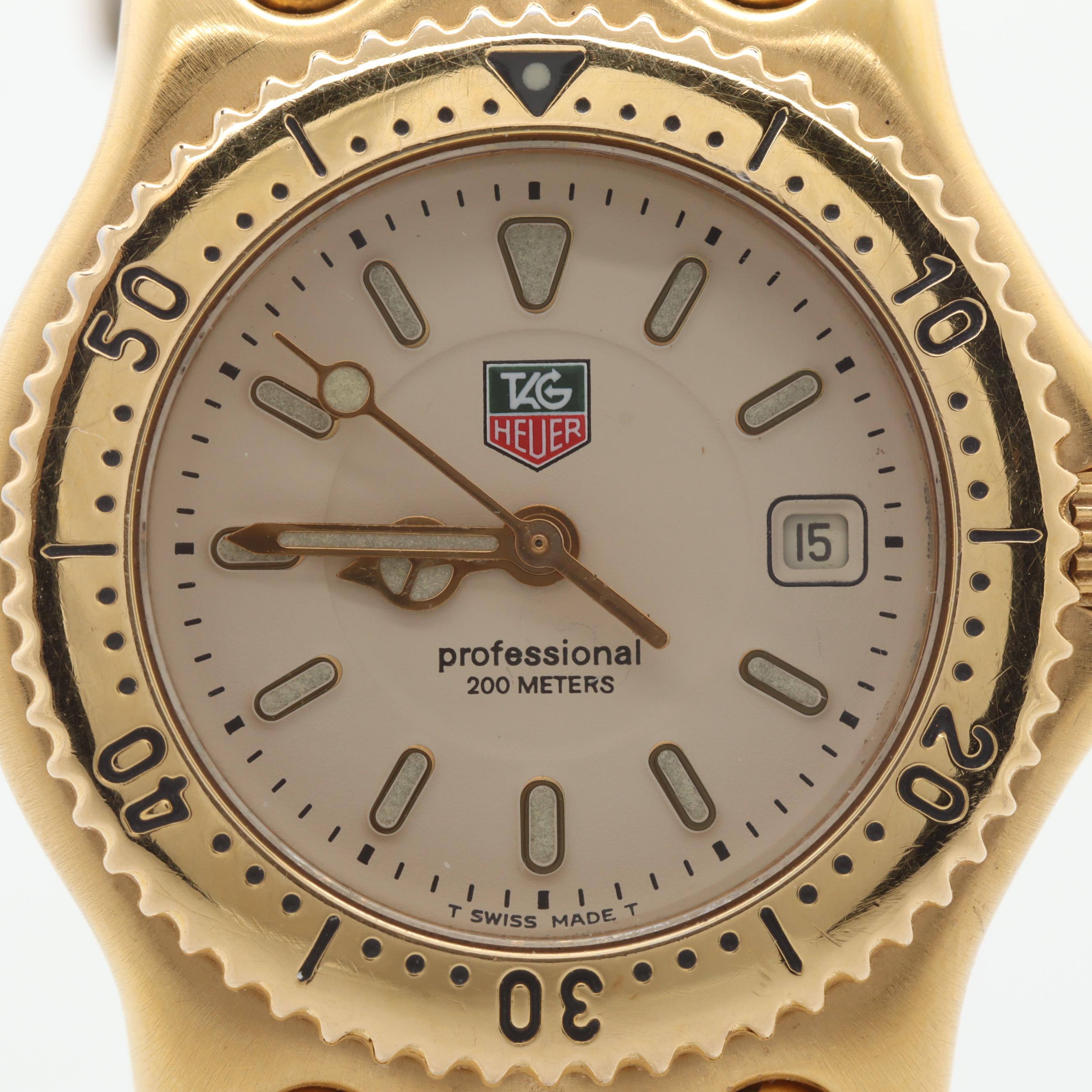 TAG Heuer "Sports Elegance" Gold Tone Stainless Steel Watch