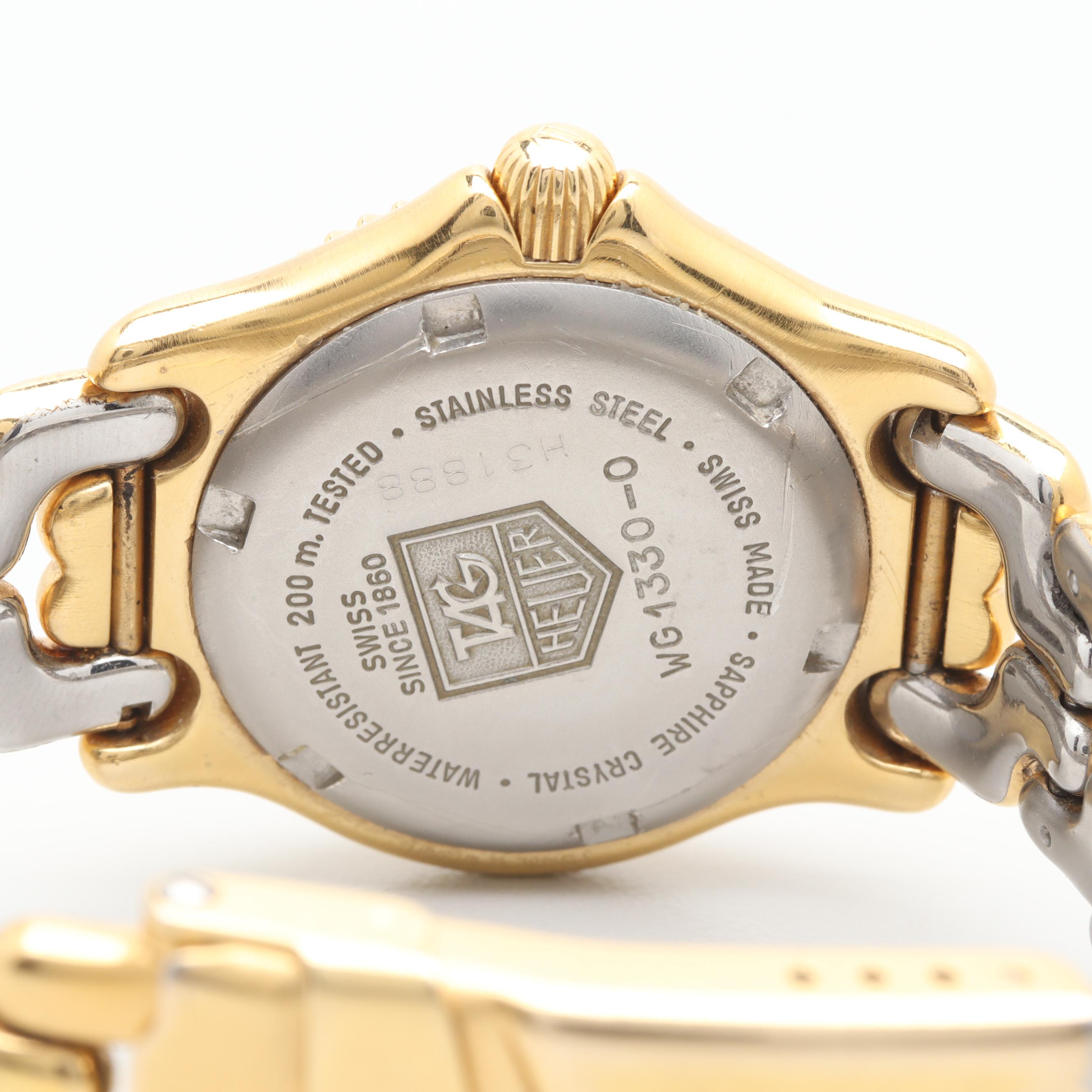 TAG Heuer "Sports Elegance" Gold Tone Stainless Steel Watch