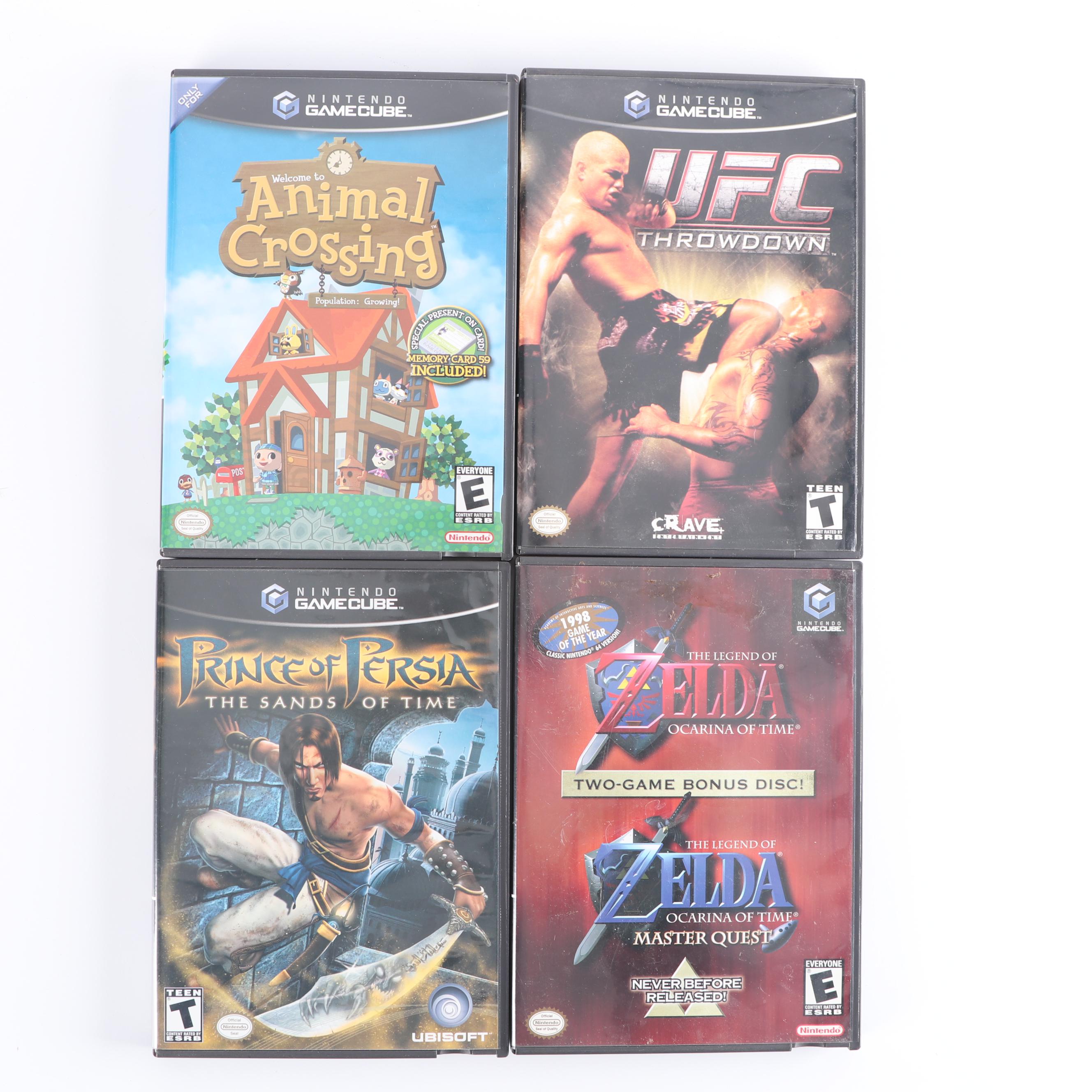 Sega Dreamcast and Nintendo Gamecube with Game Boy Player Attachment and Games