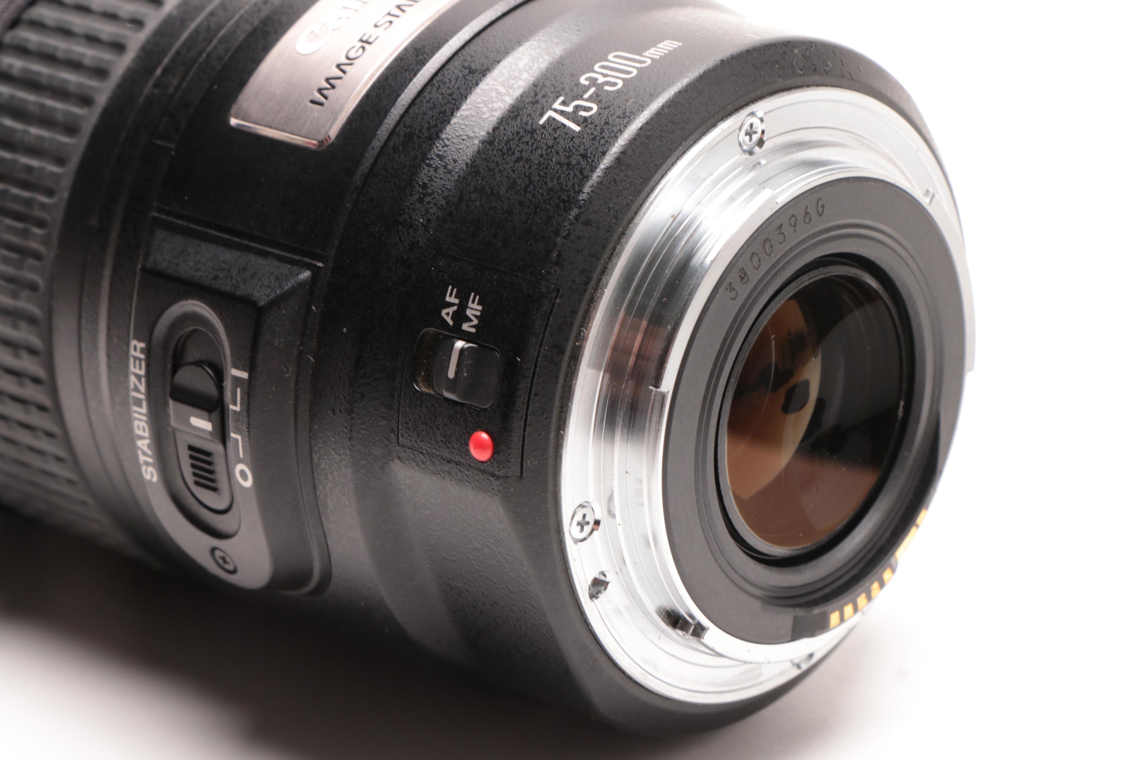 Canon EOS 1X Lite Camera and Canon EF 75-300mm Lens