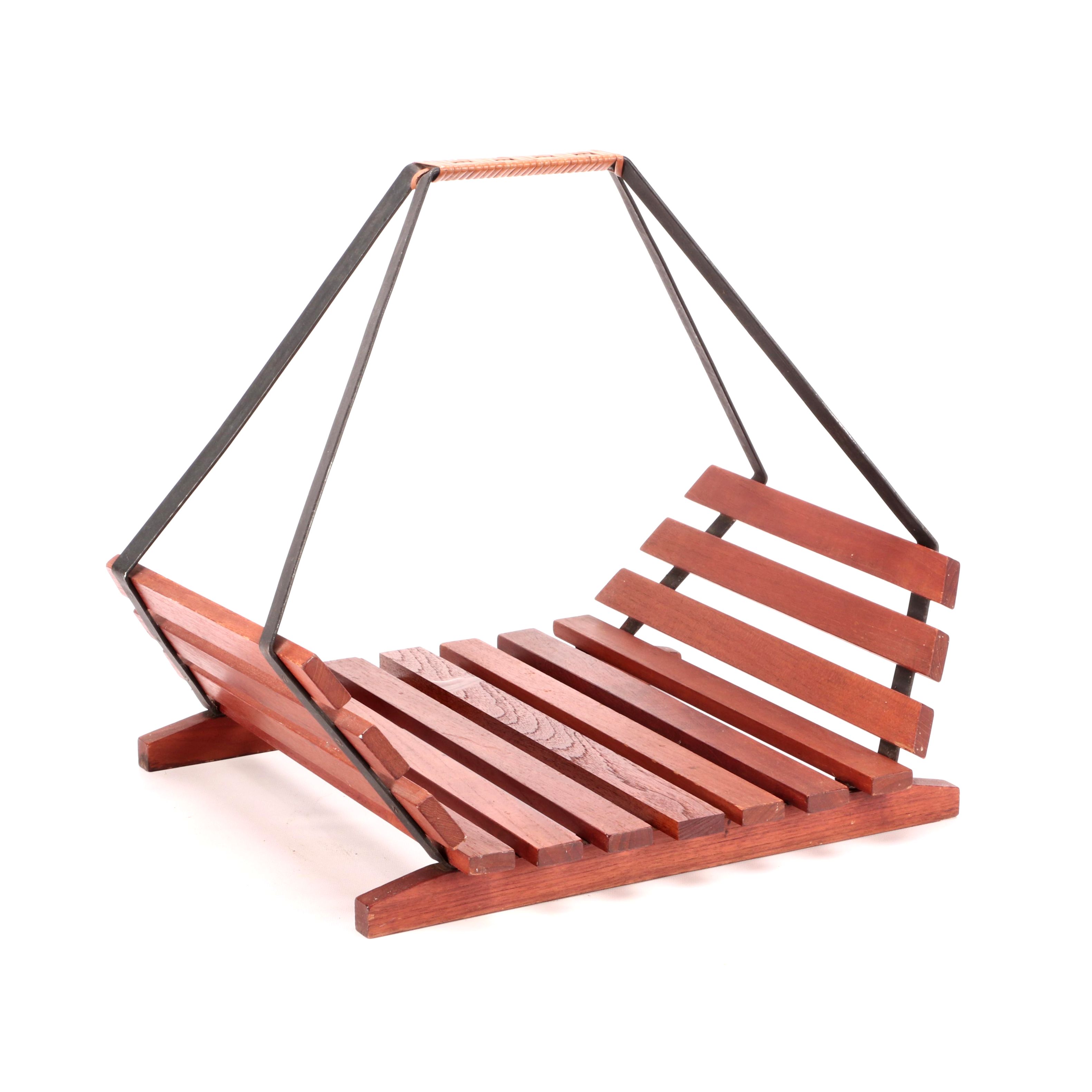 Danish Modern Firewood Holder