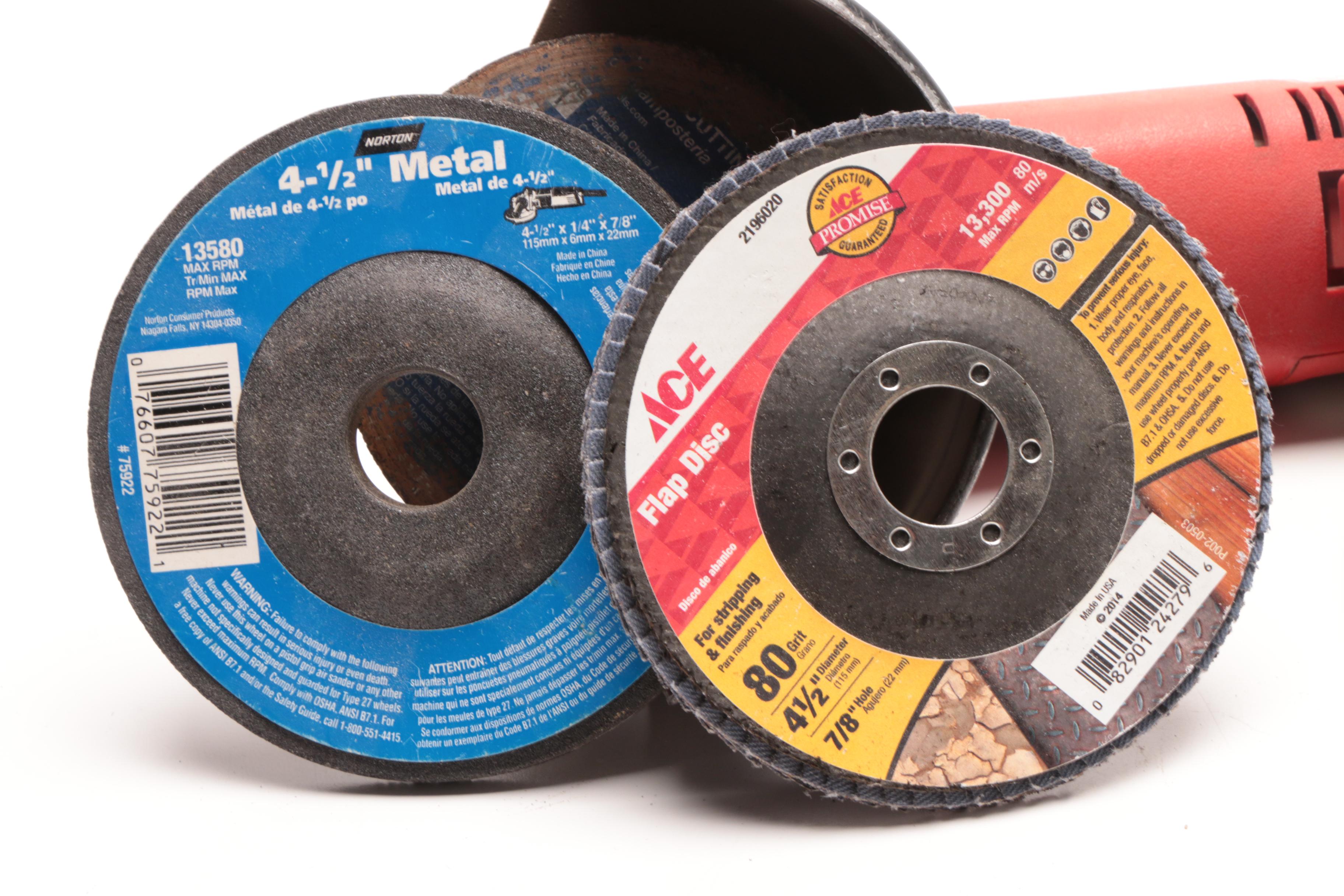 Milwaukee 4-1/2" Sander - Grinder