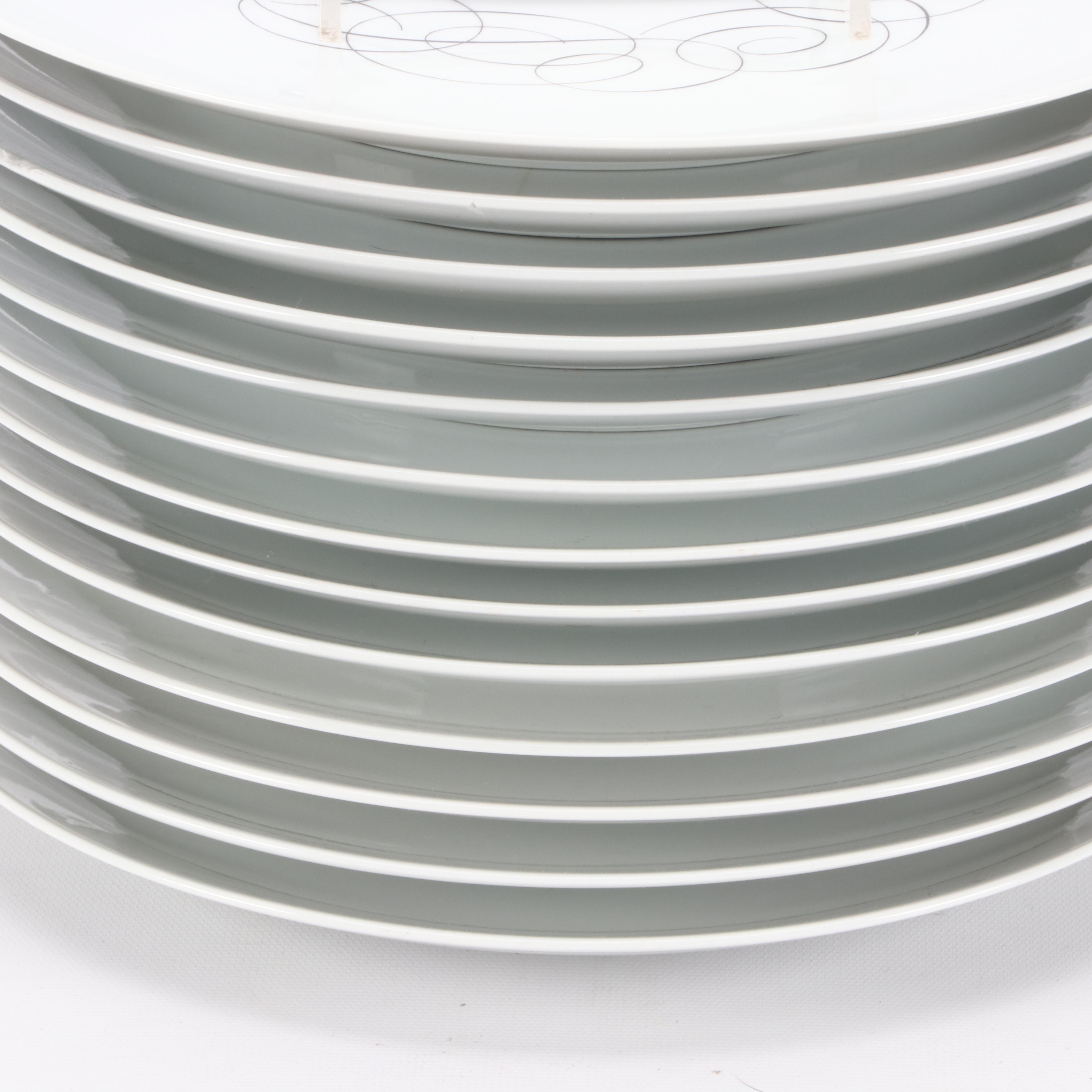 Rosenthal Continental China Raymond Loewy "Script" Porcelain Dinnerware