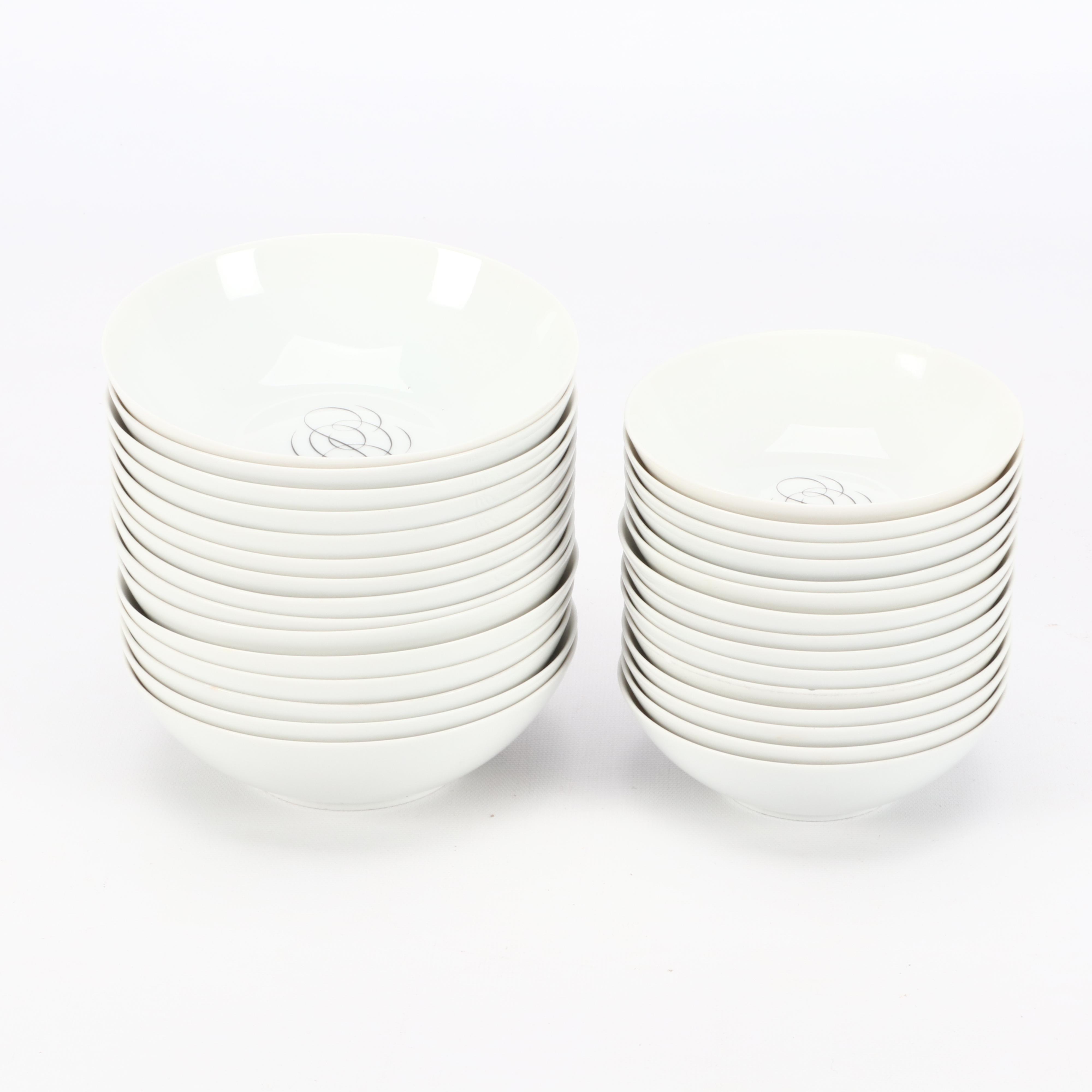 Rosenthal Continental China Raymond Loewy "Script" Porcelain Dinnerware