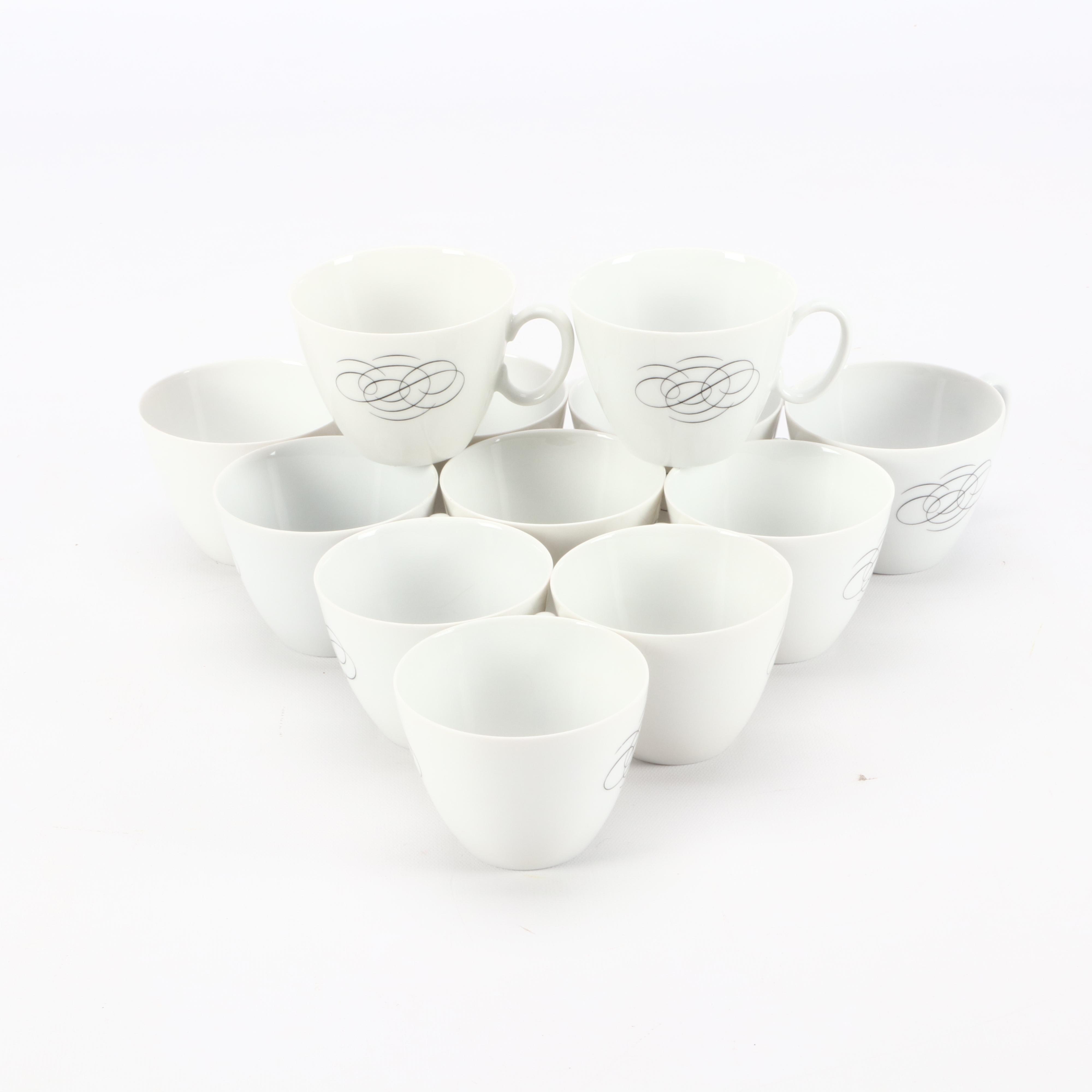 Rosenthal Continental China Raymond Loewy "Script" Porcelain Dinnerware