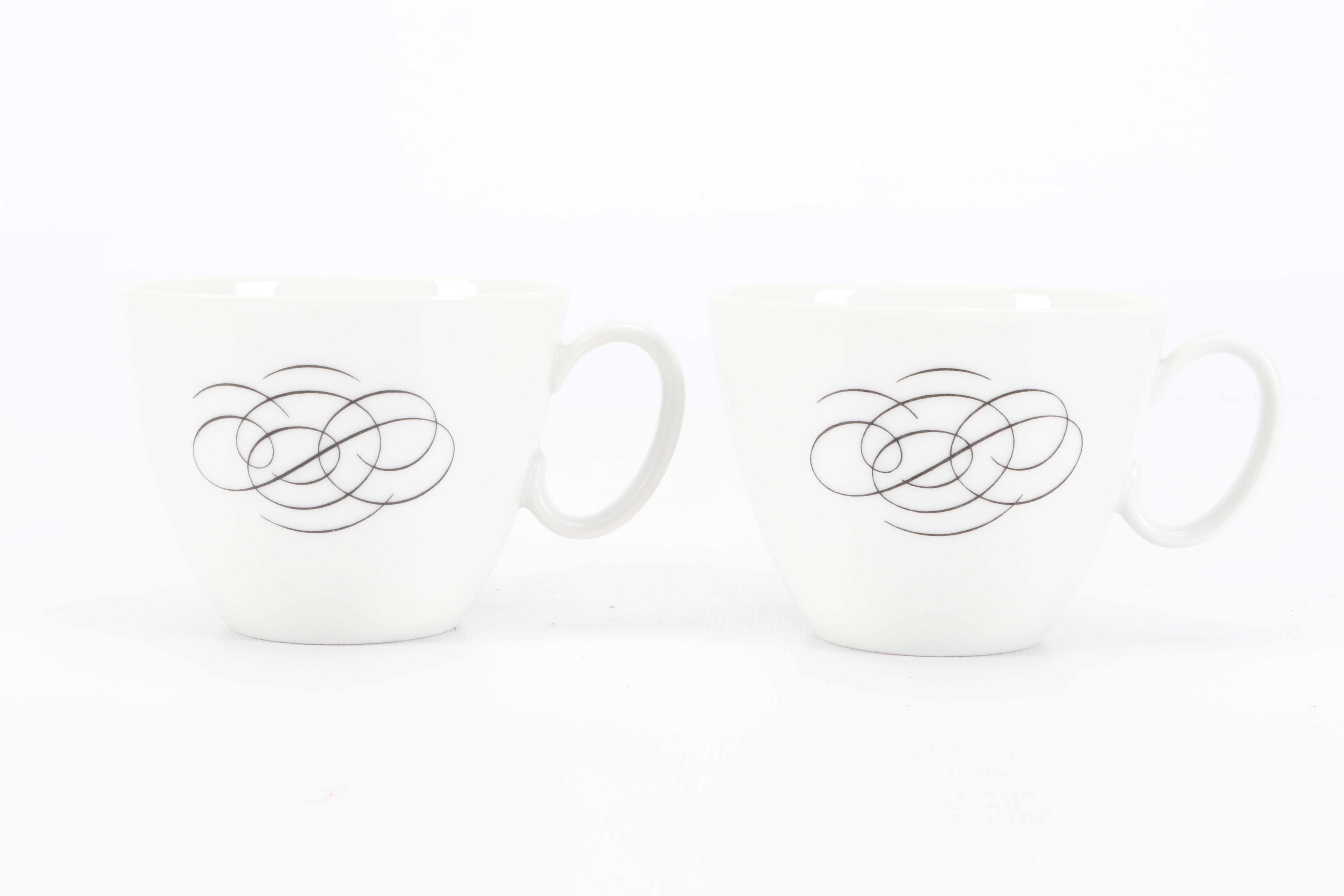 Rosenthal Continental China Raymond Loewy "Script" Porcelain Dinnerware