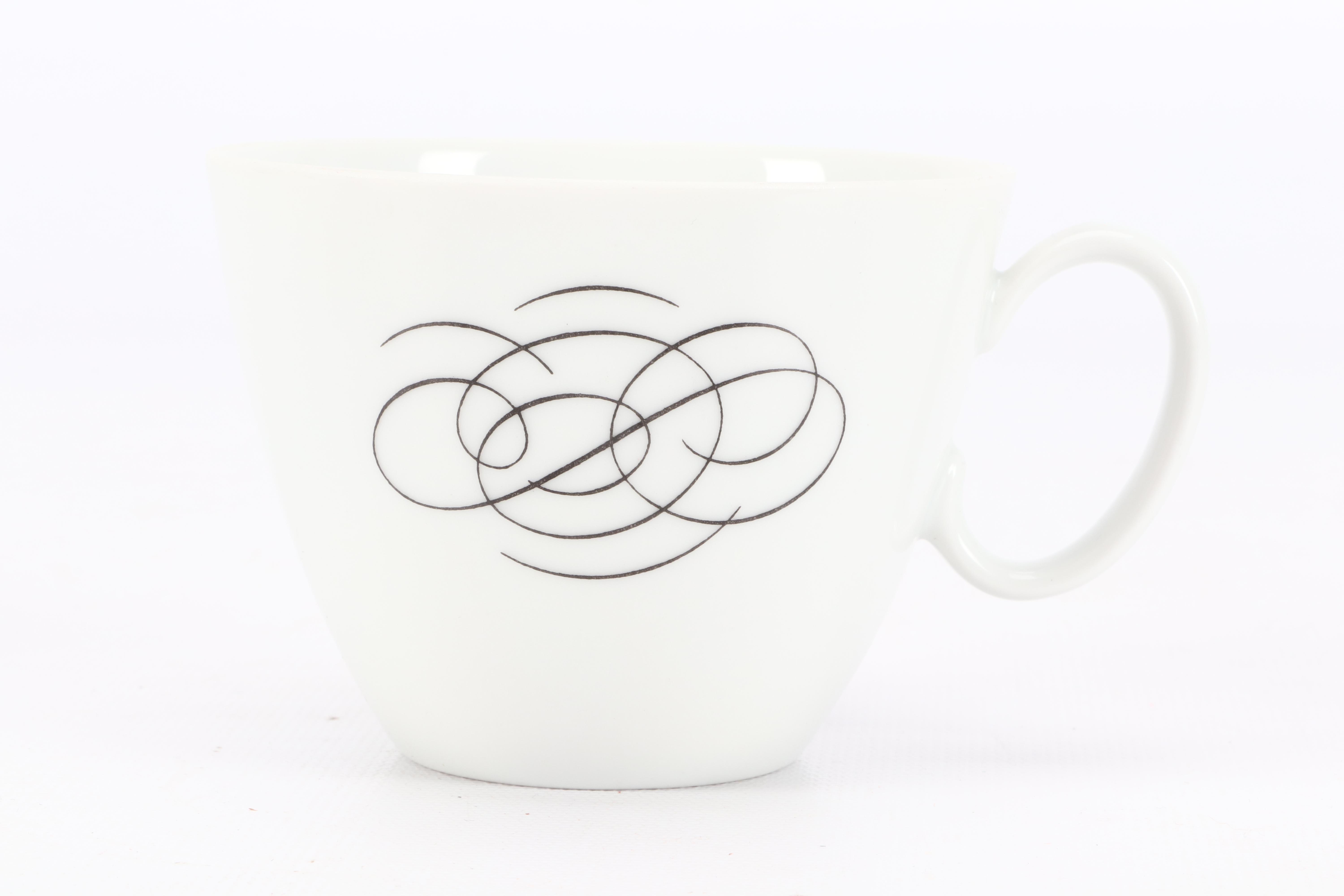 Rosenthal Continental China Raymond Loewy "Script" Porcelain Dinnerware