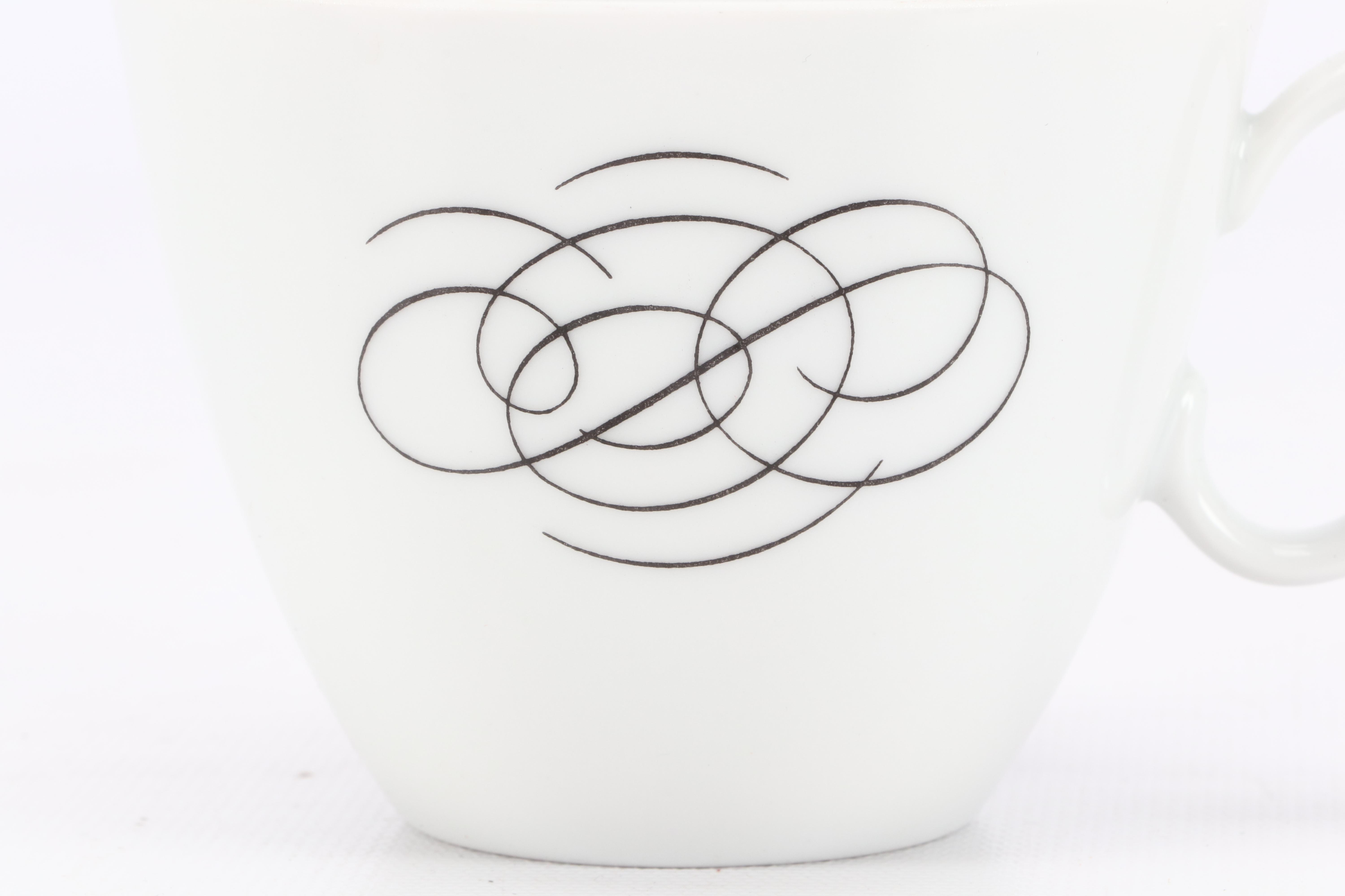 Rosenthal Continental China Raymond Loewy "Script" Porcelain Dinnerware