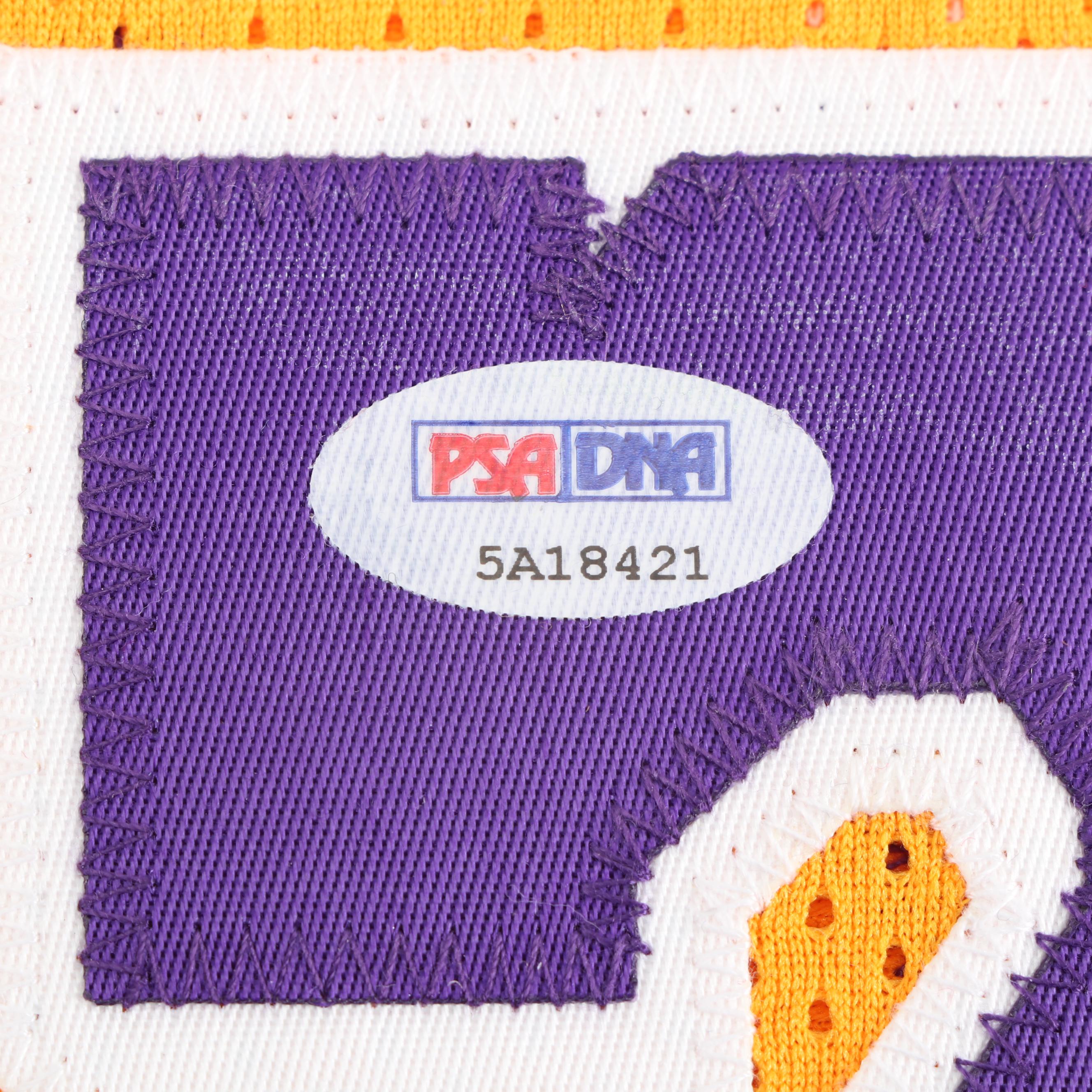 Magic Johnson Autographed Los Angeles Lakers Replica Jersey - PSA/DNA COA