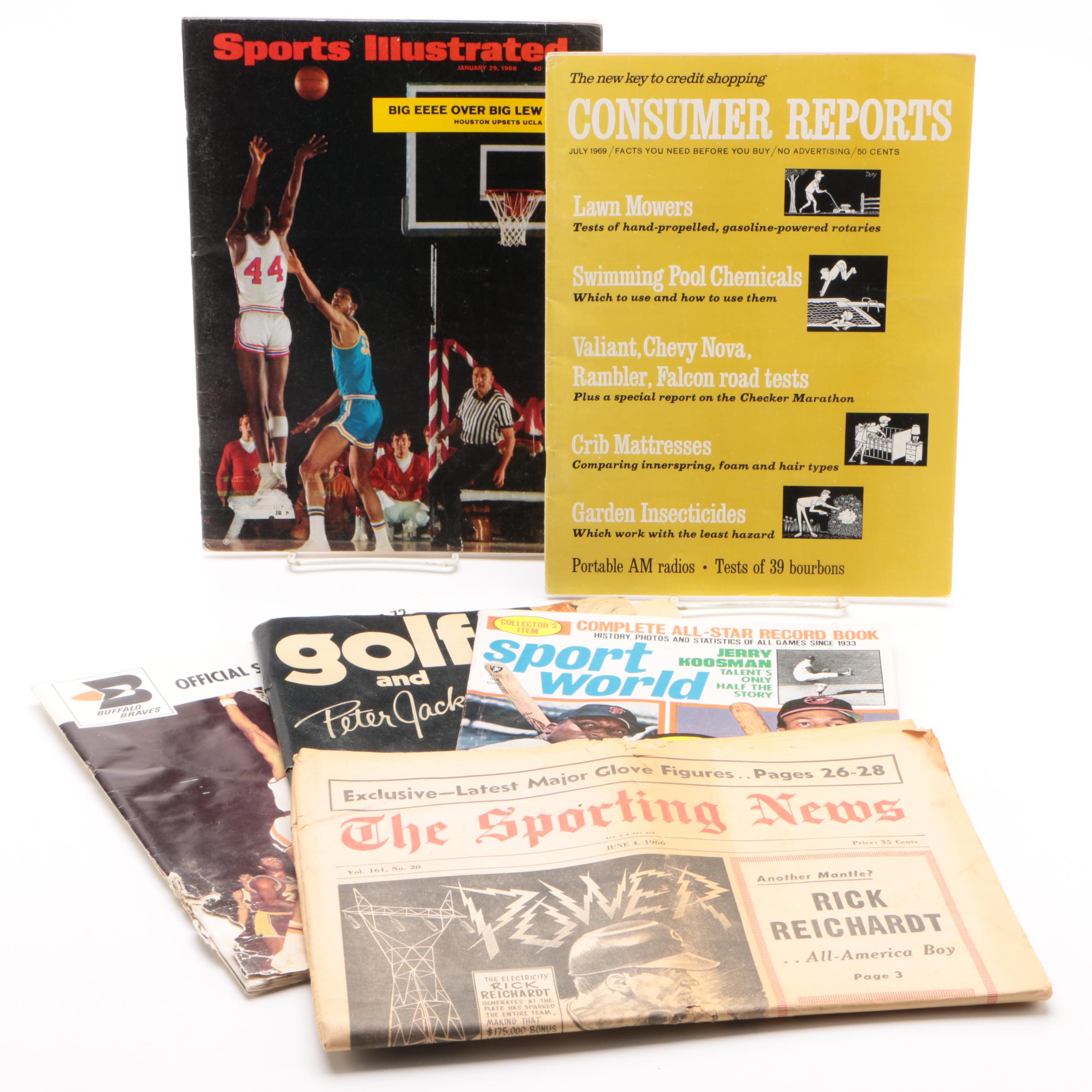 Sports Magazines and Newspaper, Mid-1960s/ 1970s