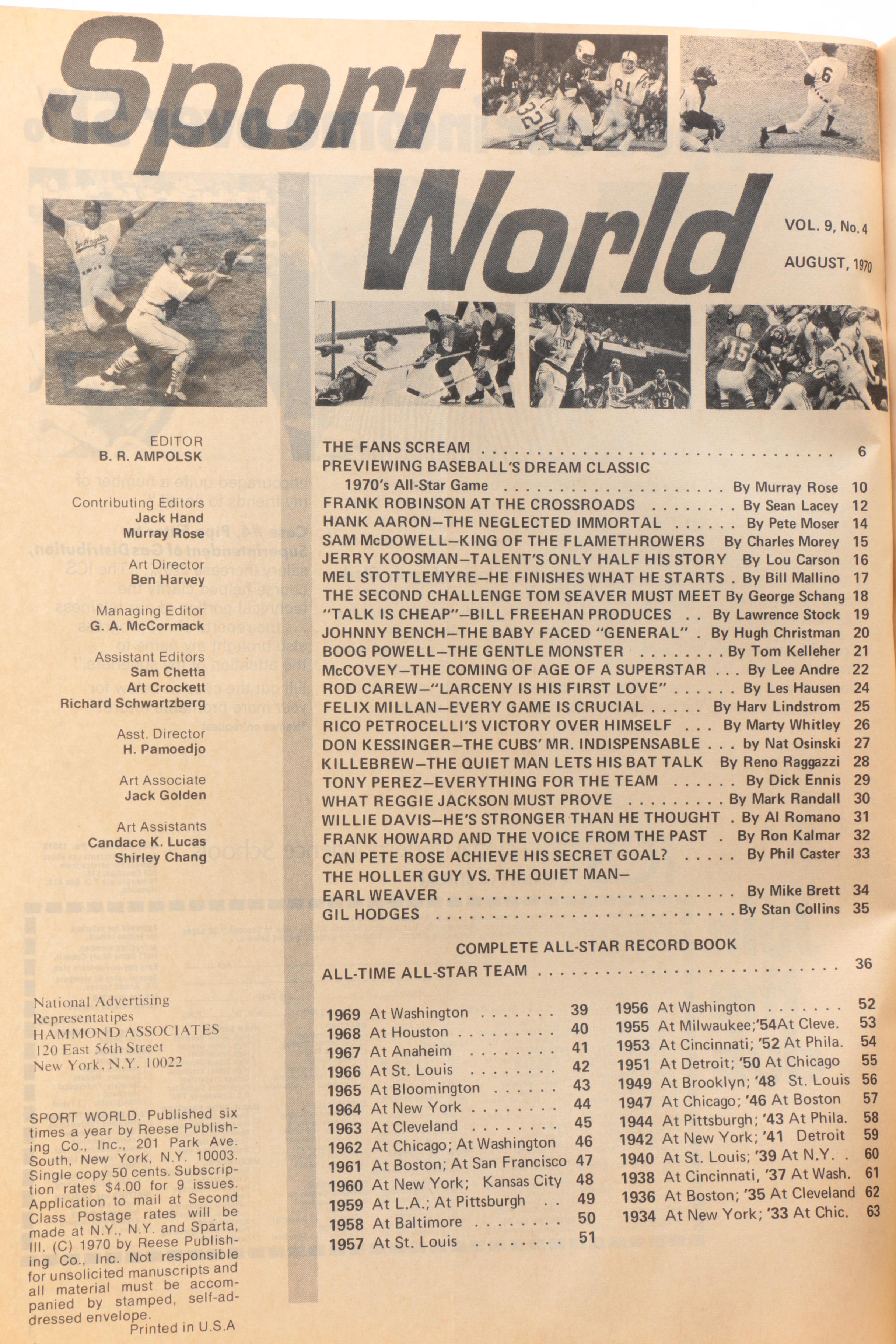 Sports Magazines and Newspaper, Mid-1960s/ 1970s