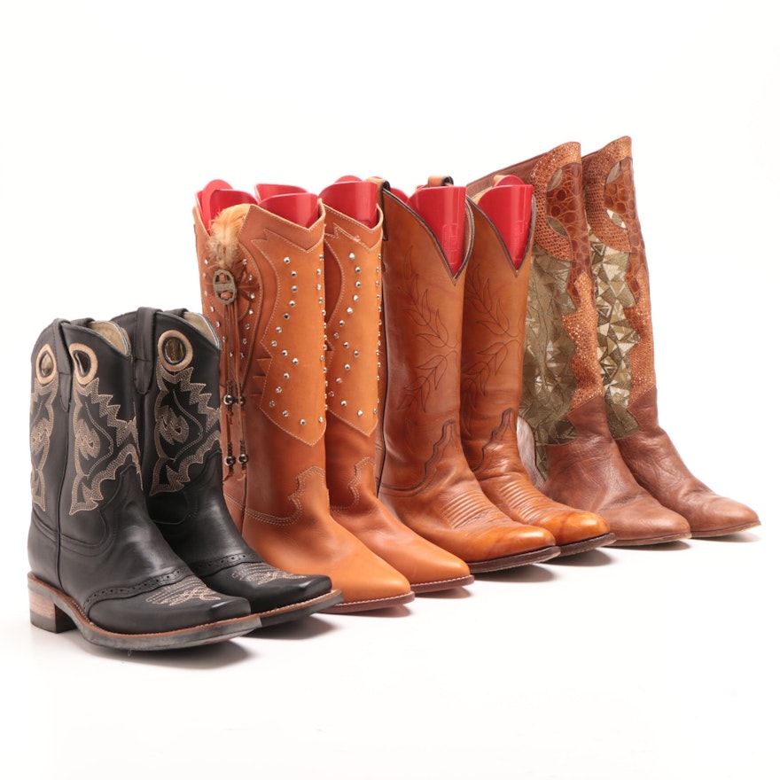 Women's Justin Cowboy Boots and Other Western Style Boots