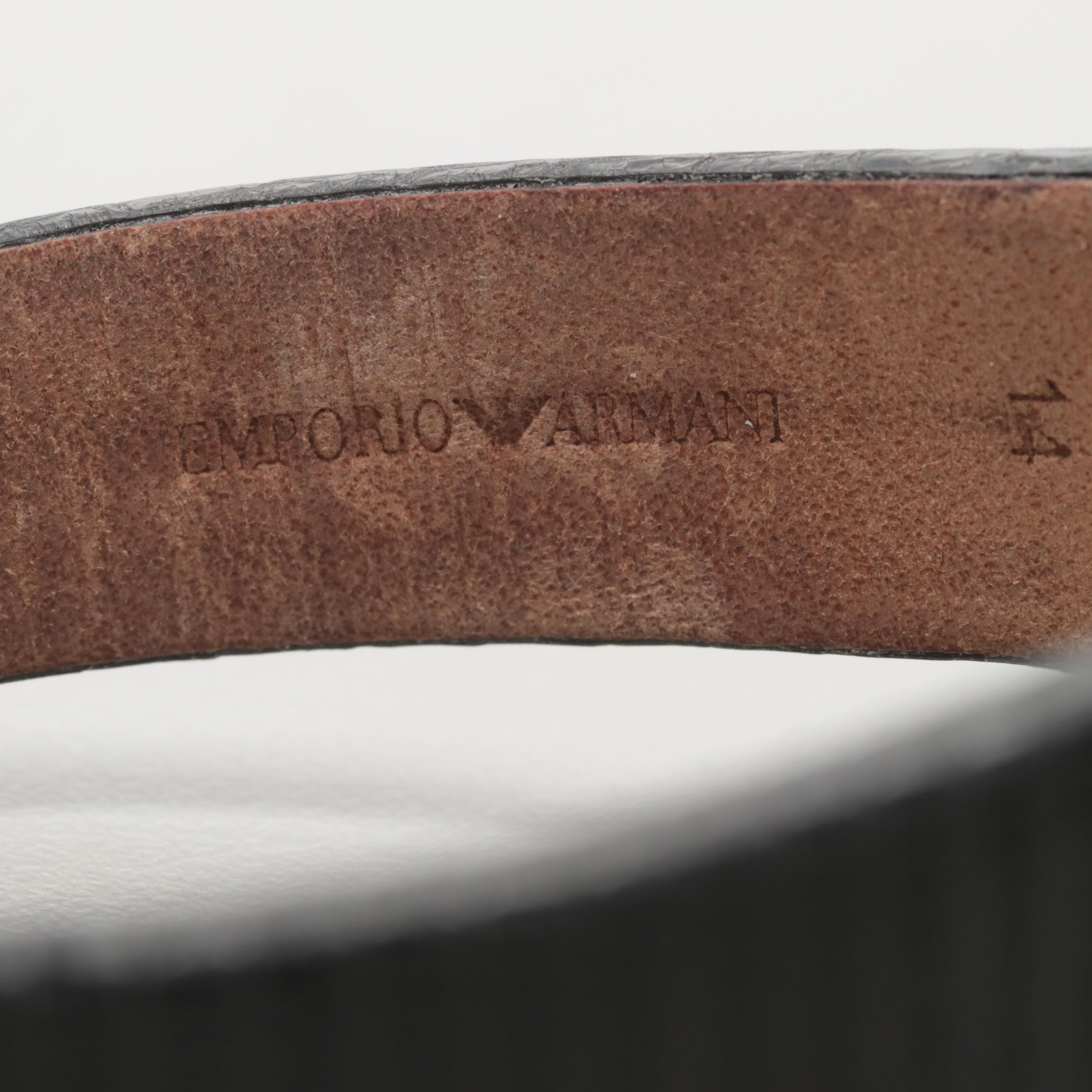 Emporio Armani Stainless Steel Diamond Watch