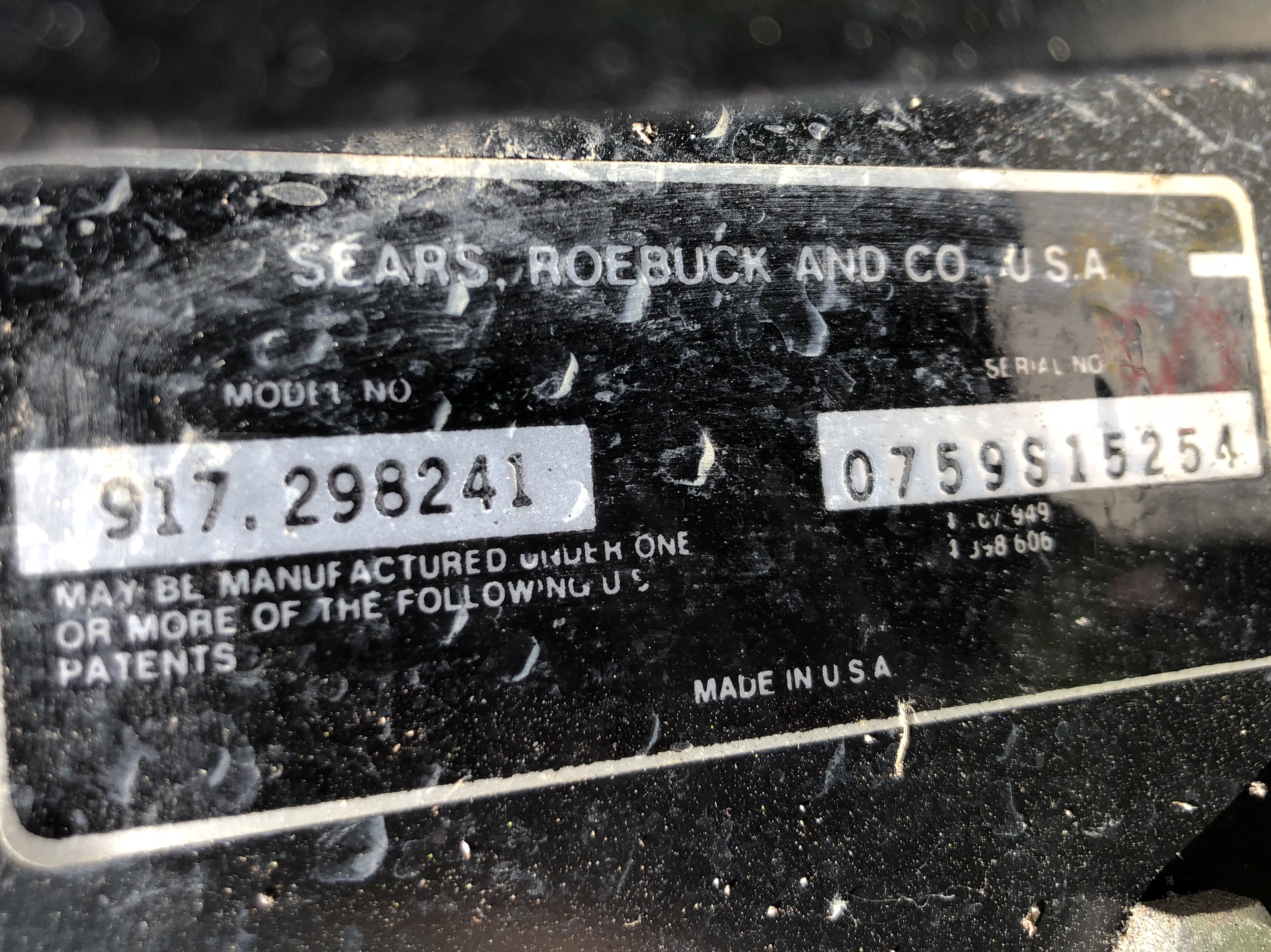 Sears Craftsman 5 HP Tiller and Gardening Supplies