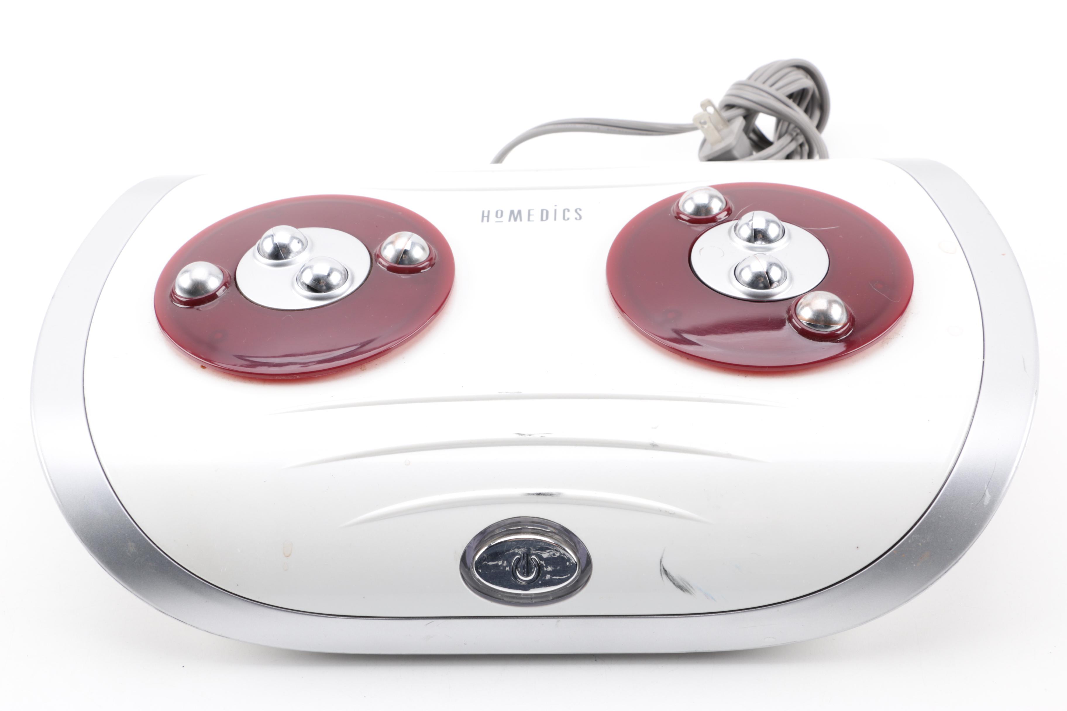 HoMedics Shiatsu Foot Massager and Professional Percussion Massager with Heat